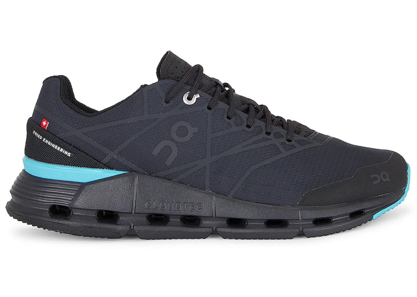 On Running Cloudnova Z5 Black Cyan Womens