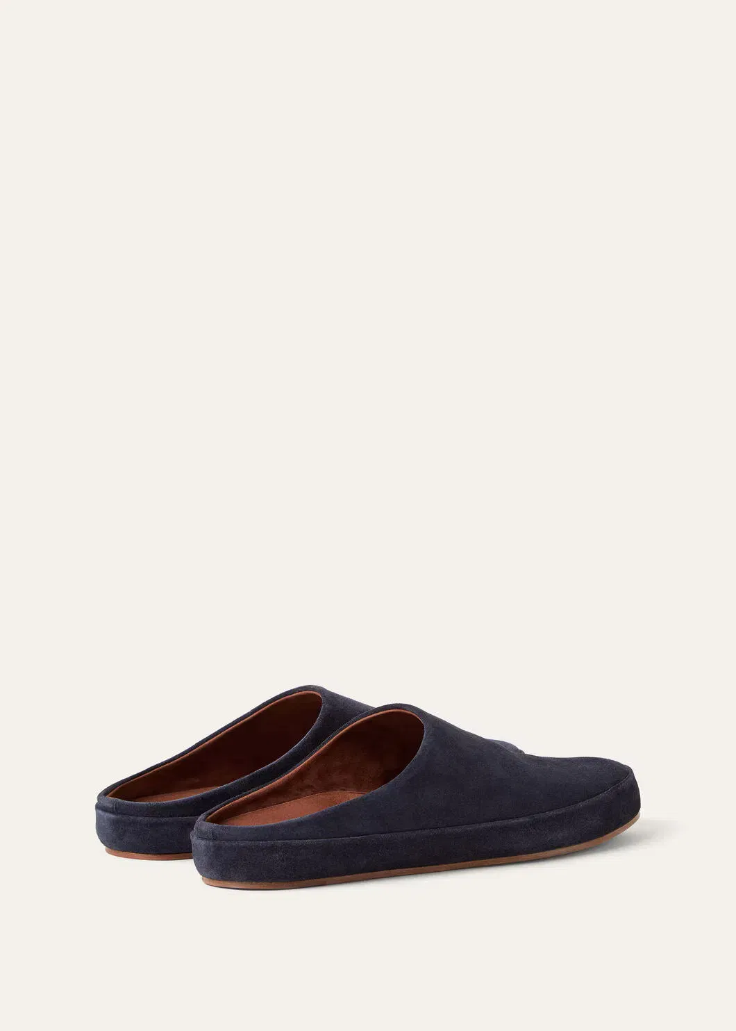 LoroPiana Tomori Walk Mule Dark Blue Abyss