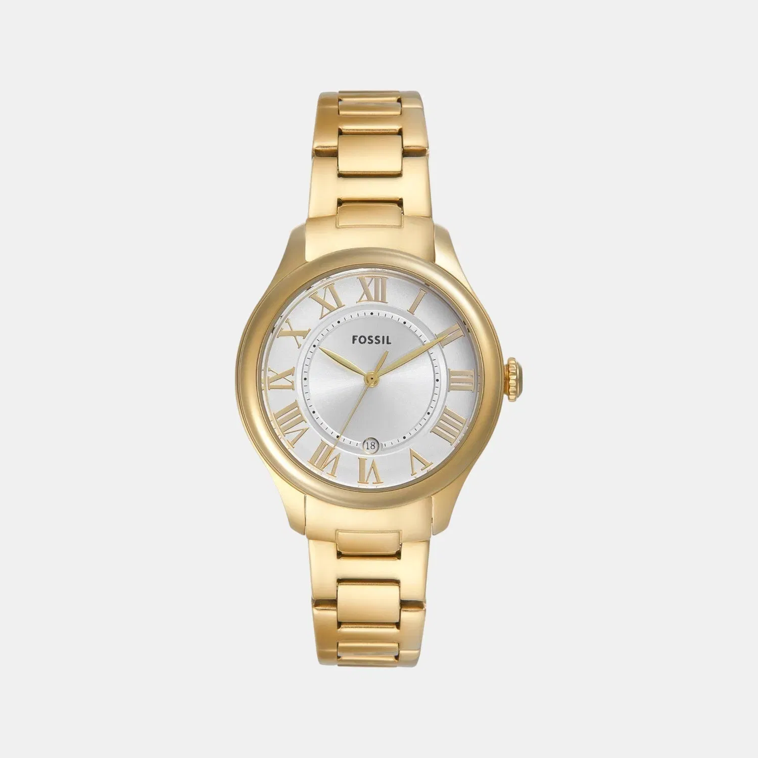 Fossil Gilmore Women Quartz Silver Dial Analog Stainless Steel Watch Es5395