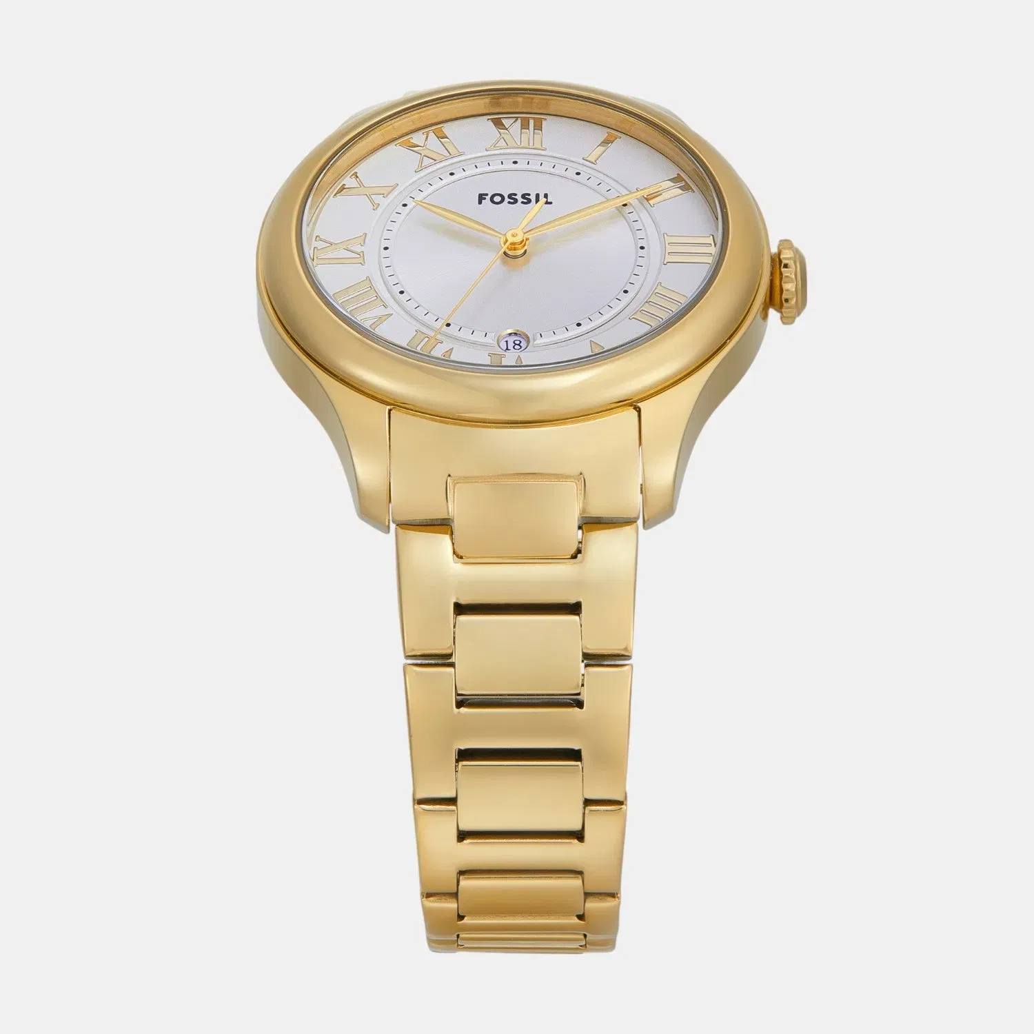 Fossil Gilmore Women Quartz Silver Dial Analog Stainless Steel Watch Es5395