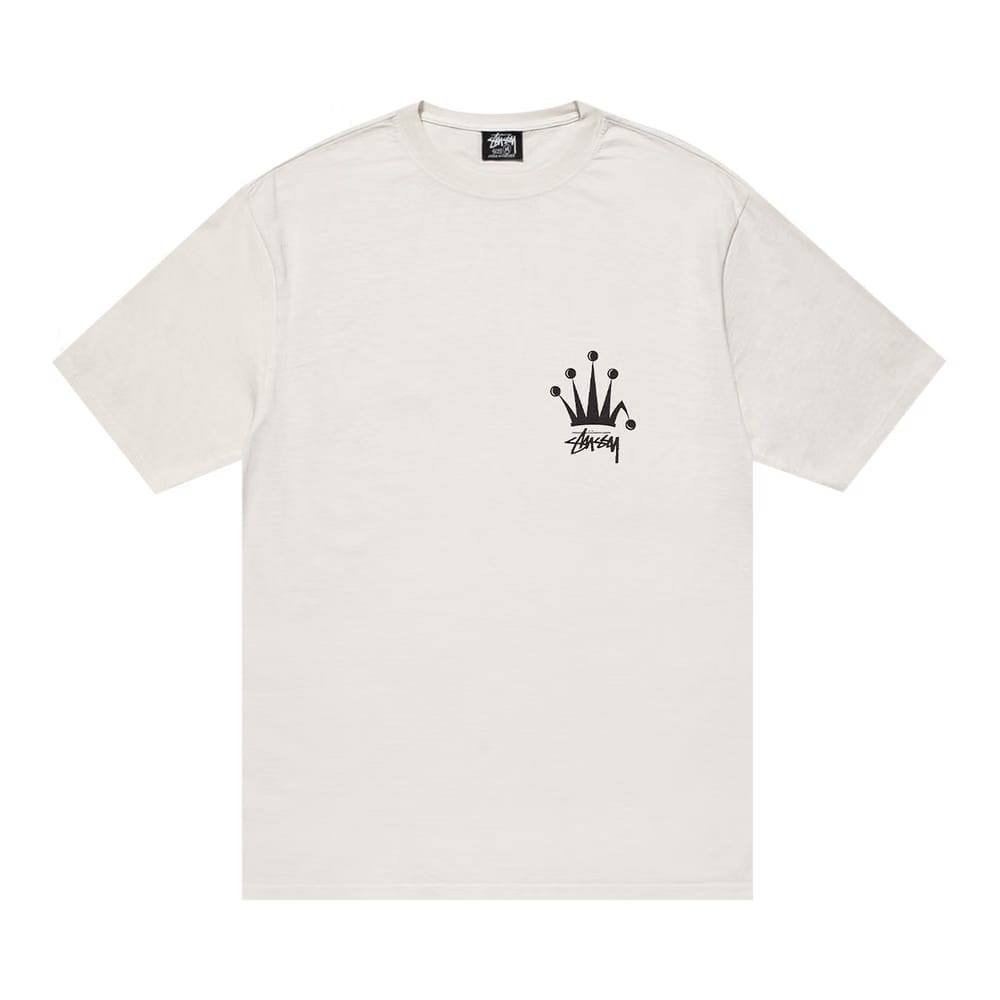 Stussy Regal Crown Pigment Dyed T-Shirt 'Natural'