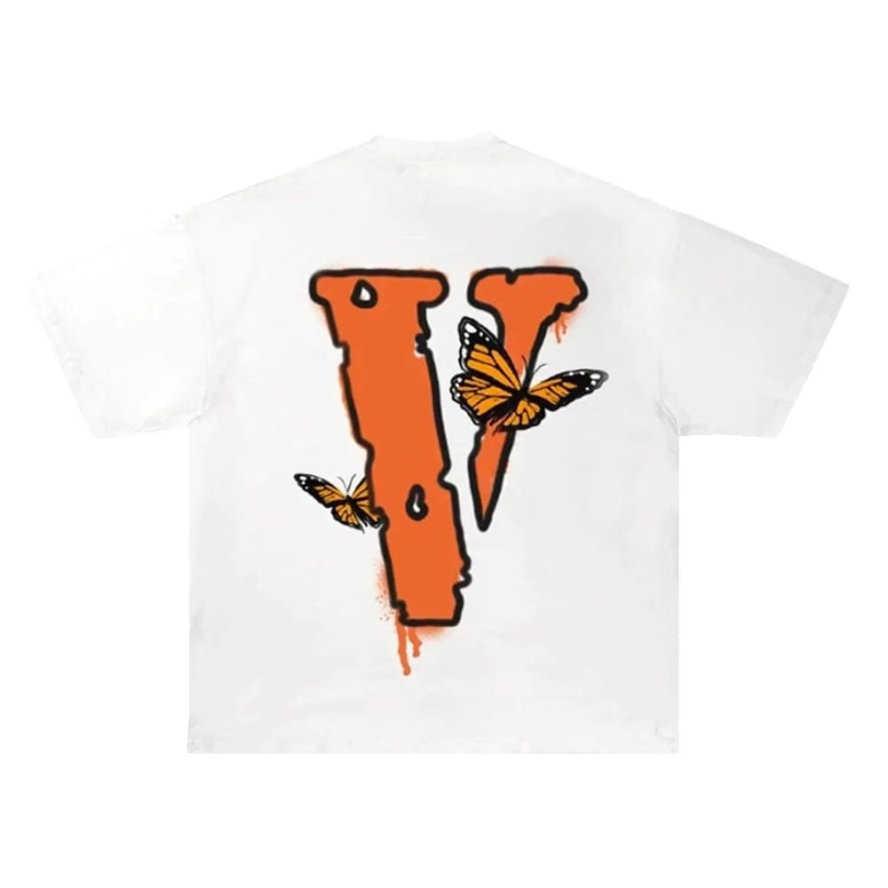 Vlone x Juice WRLD Butterfly Tee "White"