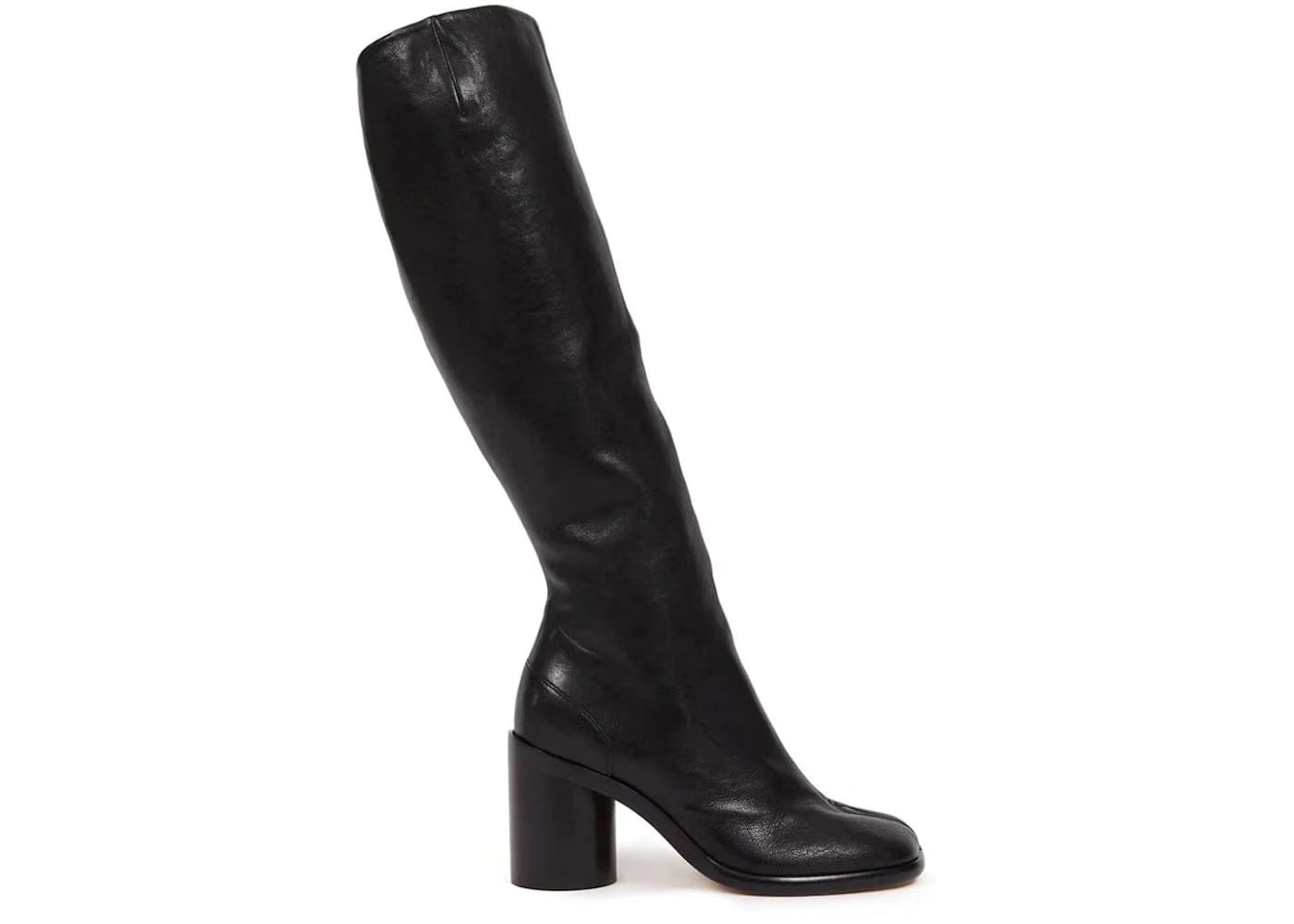 Maison Margiela Tabi Knee-High Boot Black Womens