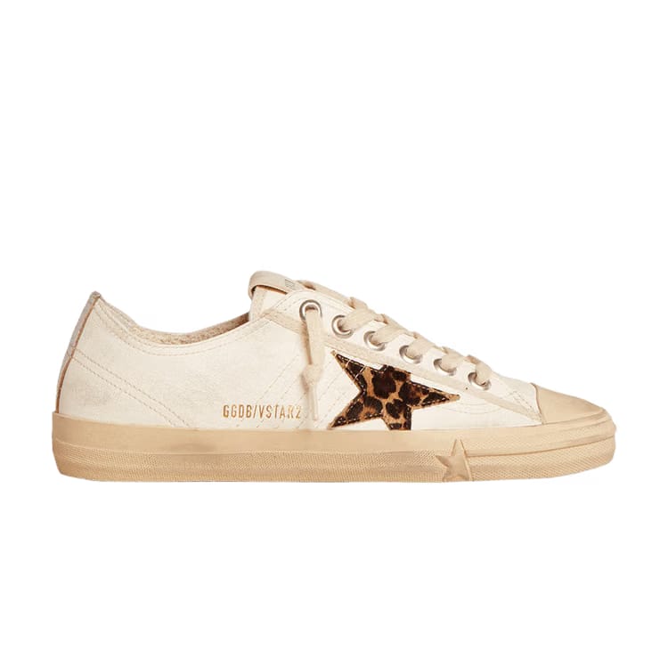Golden Goose Wmns V-Star LTD 'Beige Brown Leopard'