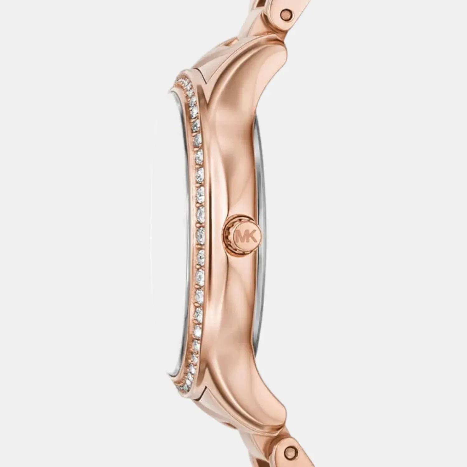 Michael Kors Sage Women Quartz Mother Of Pearl Dial Analog Stainless Steel Watch Mk4823