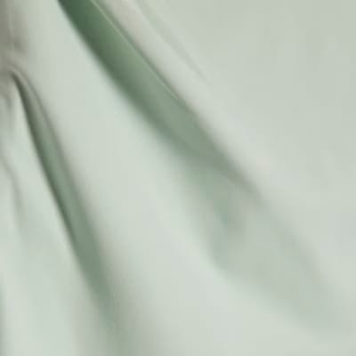 Green Sleeveless Slash Neck Top