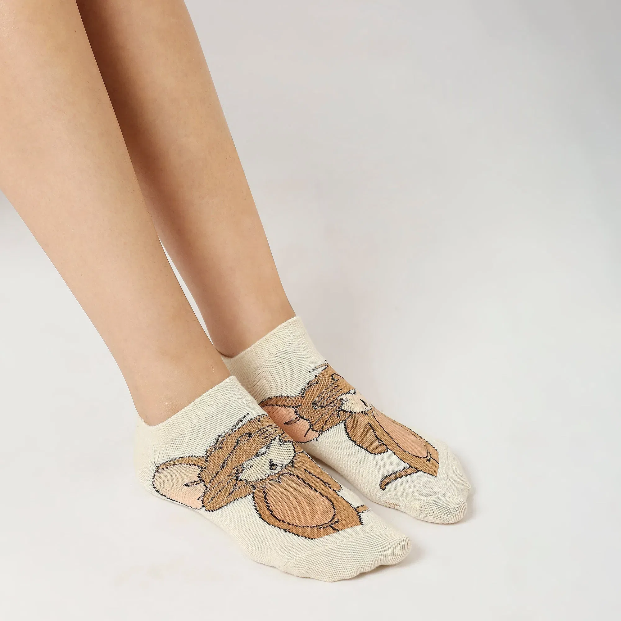 Women’s Tom & Jerry Cartoon Themed Lowcut Socks