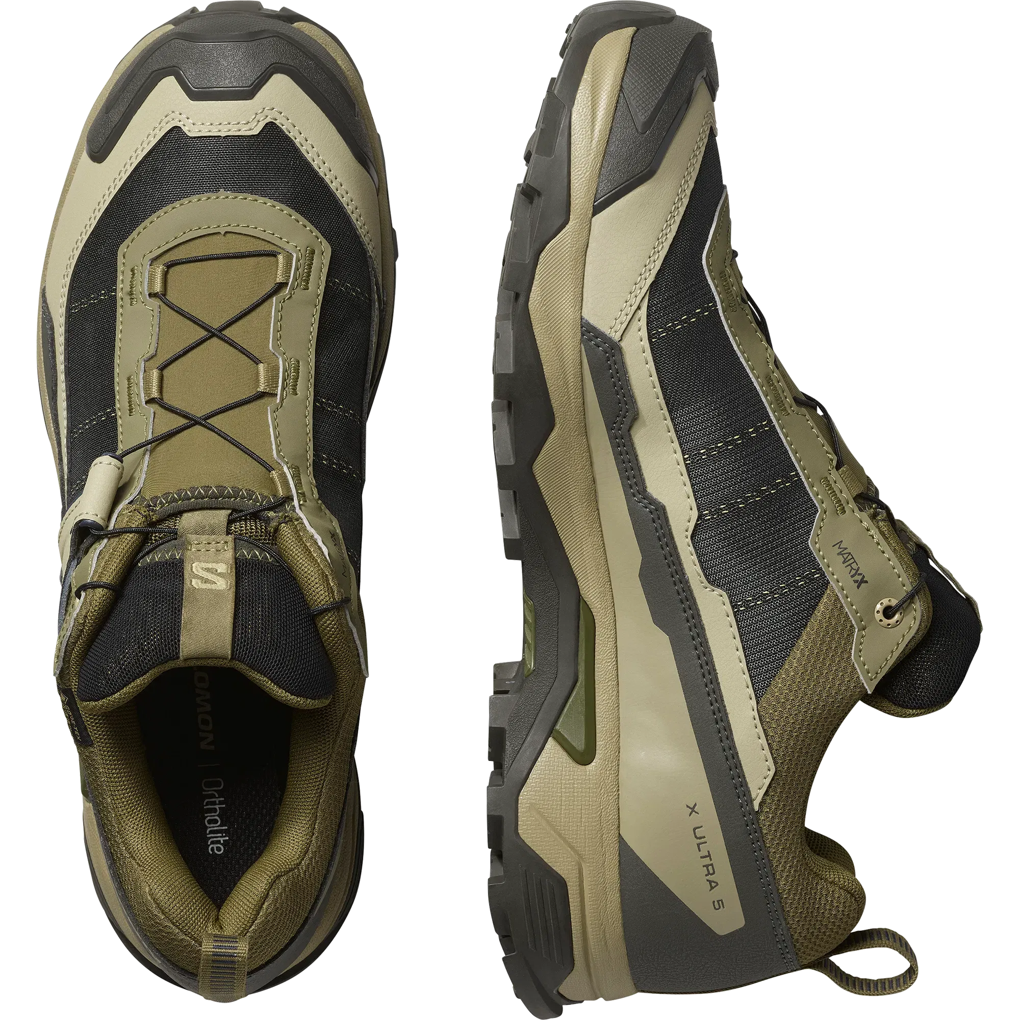 Salomon X Ultra 5 Gore-Tex Hiking & Backpacking Shoes Martini Olive