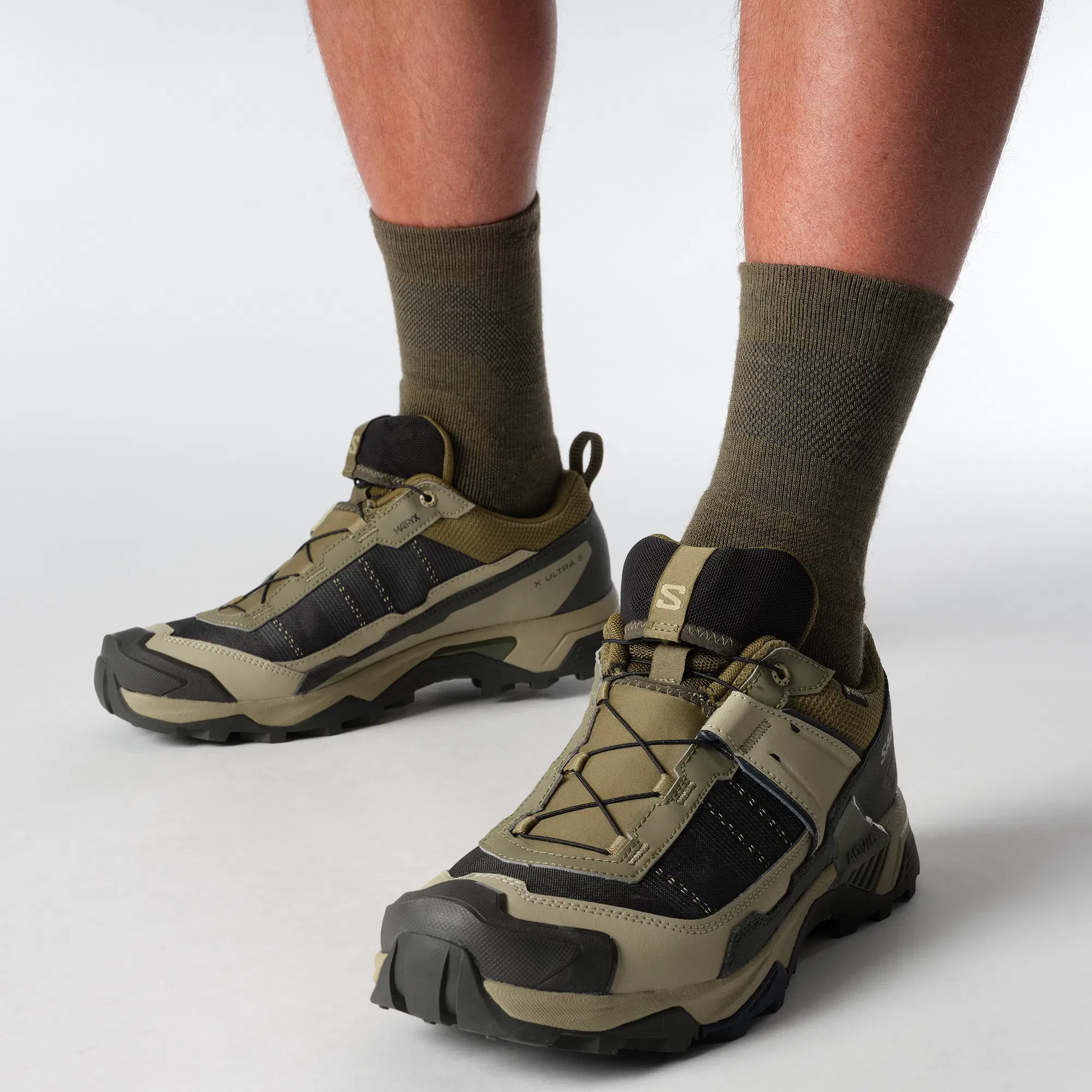 Salomon X Ultra 5 Gore-Tex Hiking & Backpacking Shoes Martini Olive