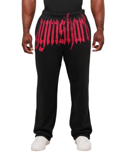 Gymshark Fade Graphic Straight Leg Jogger - GS Black