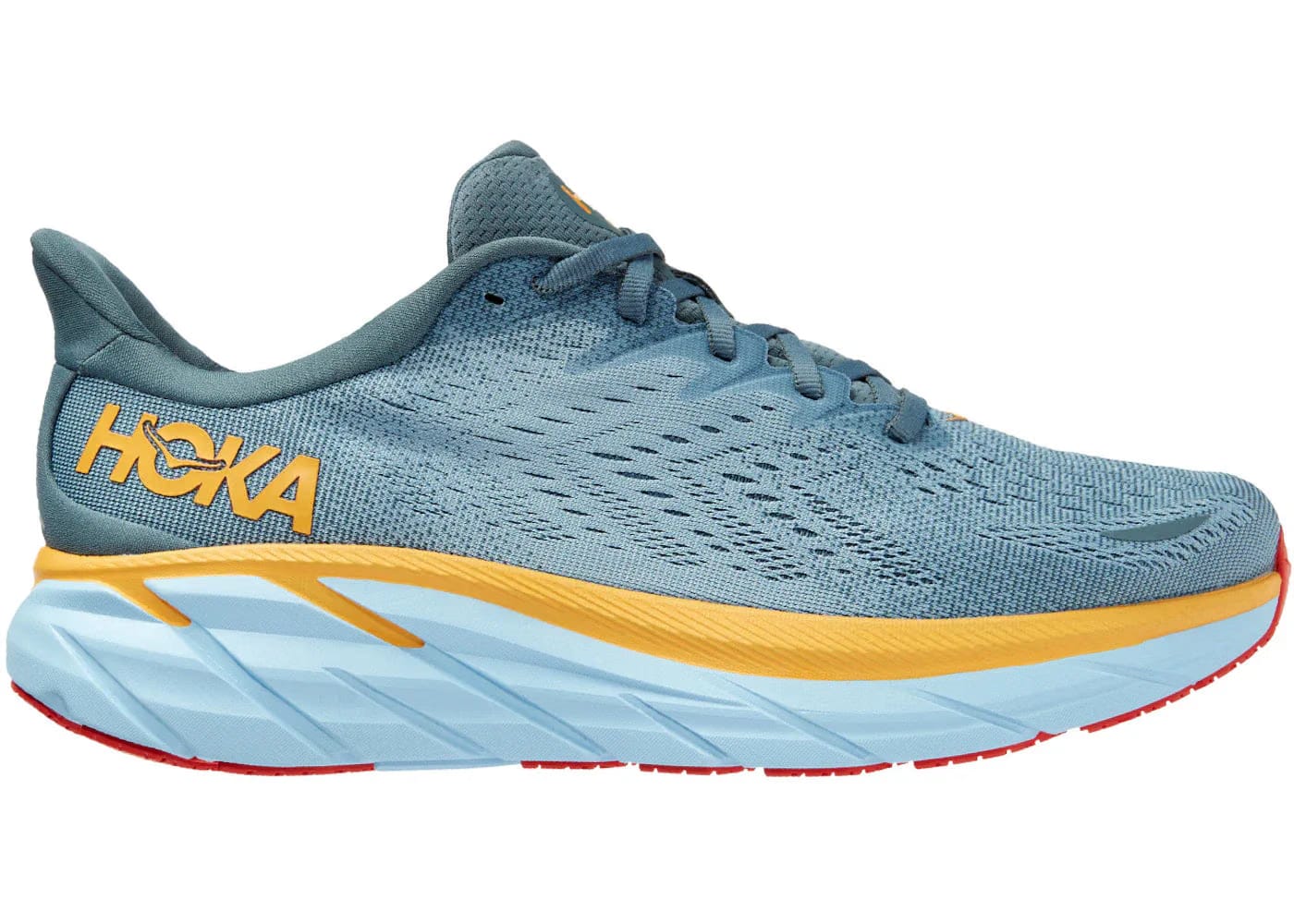 Hoka One One Clifton 8 Goblin Blue Mountain Spring