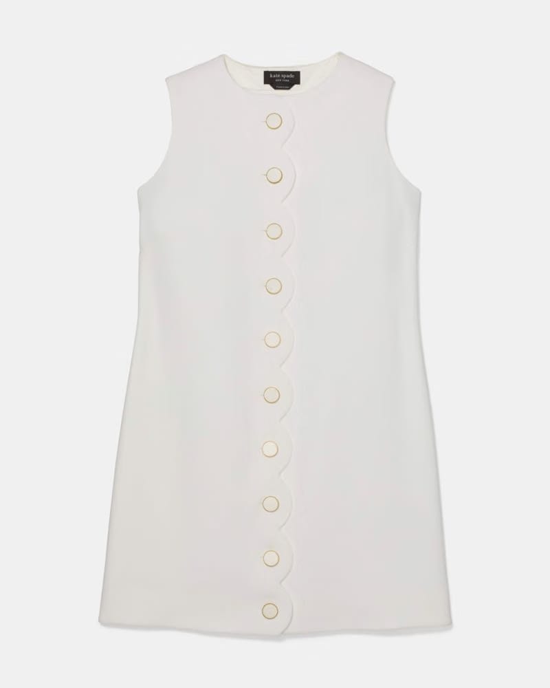 Scallop Shift Dress