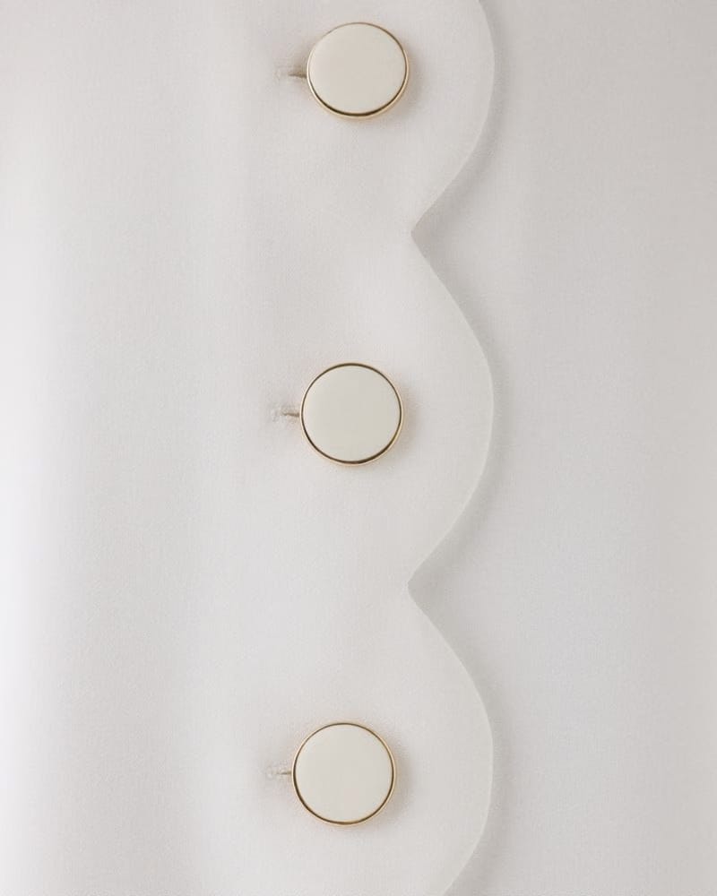 Scallop Shift Dress