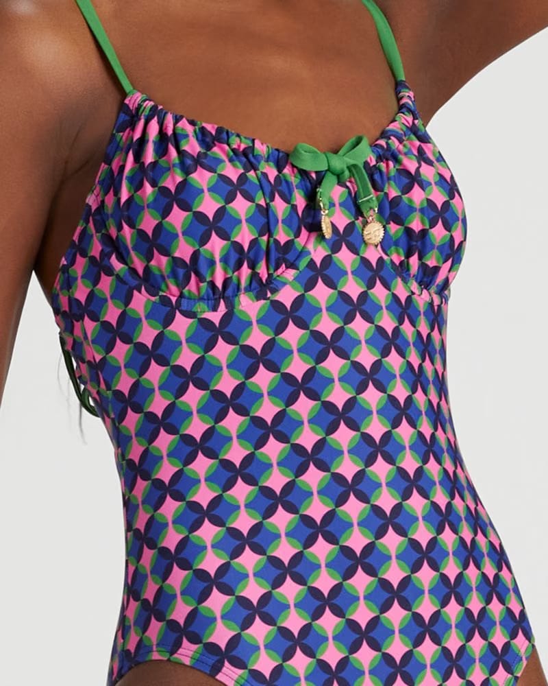 Patio Tile One-piece Swimsuit