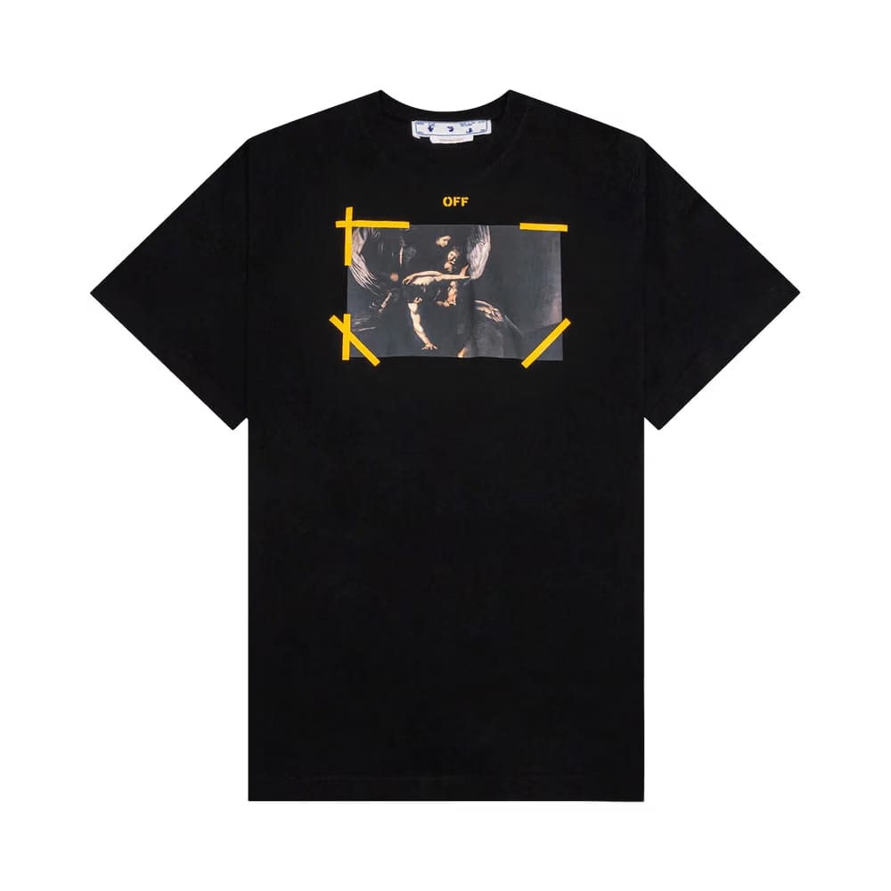 Off-White Diag ARR Carav Mercy Skat Black T-Shirt