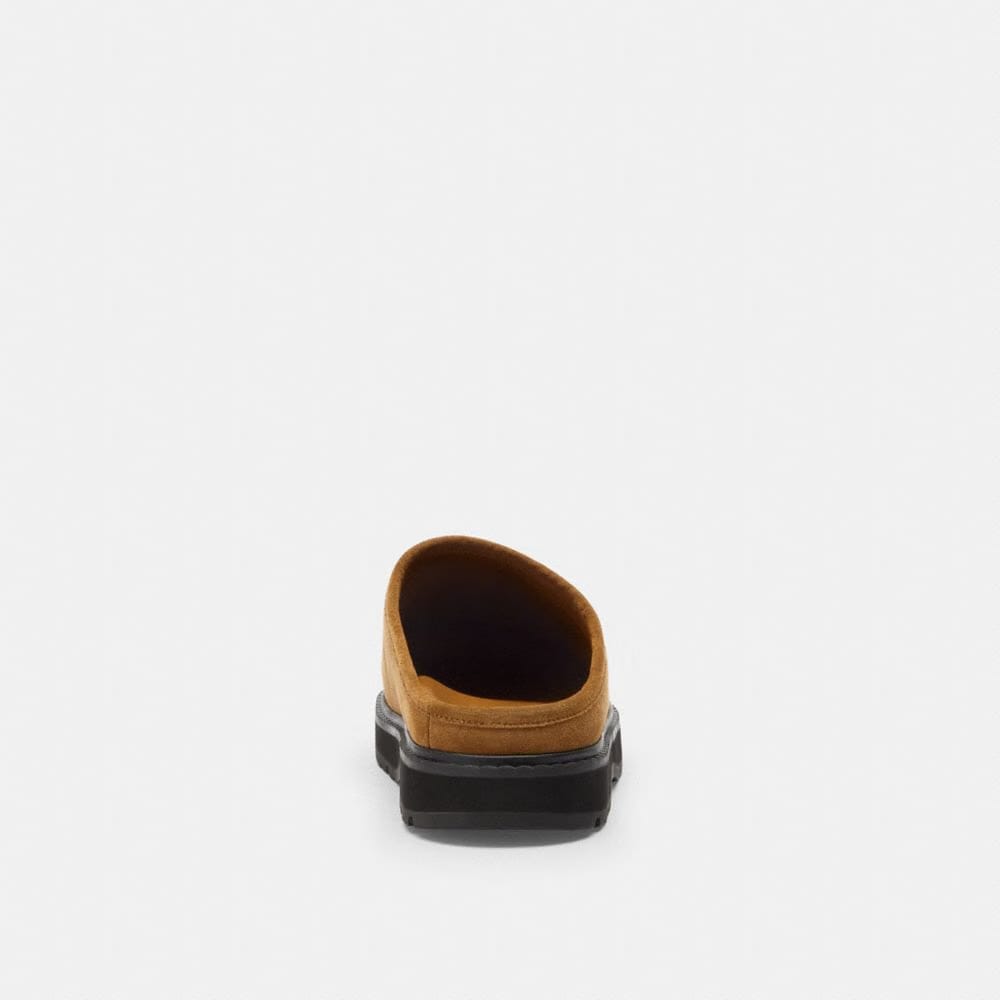 Men's Coach Sport Clog Tobacco Natural