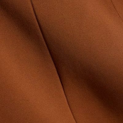 Petite Brown Fitted Knit Sleeveless Top