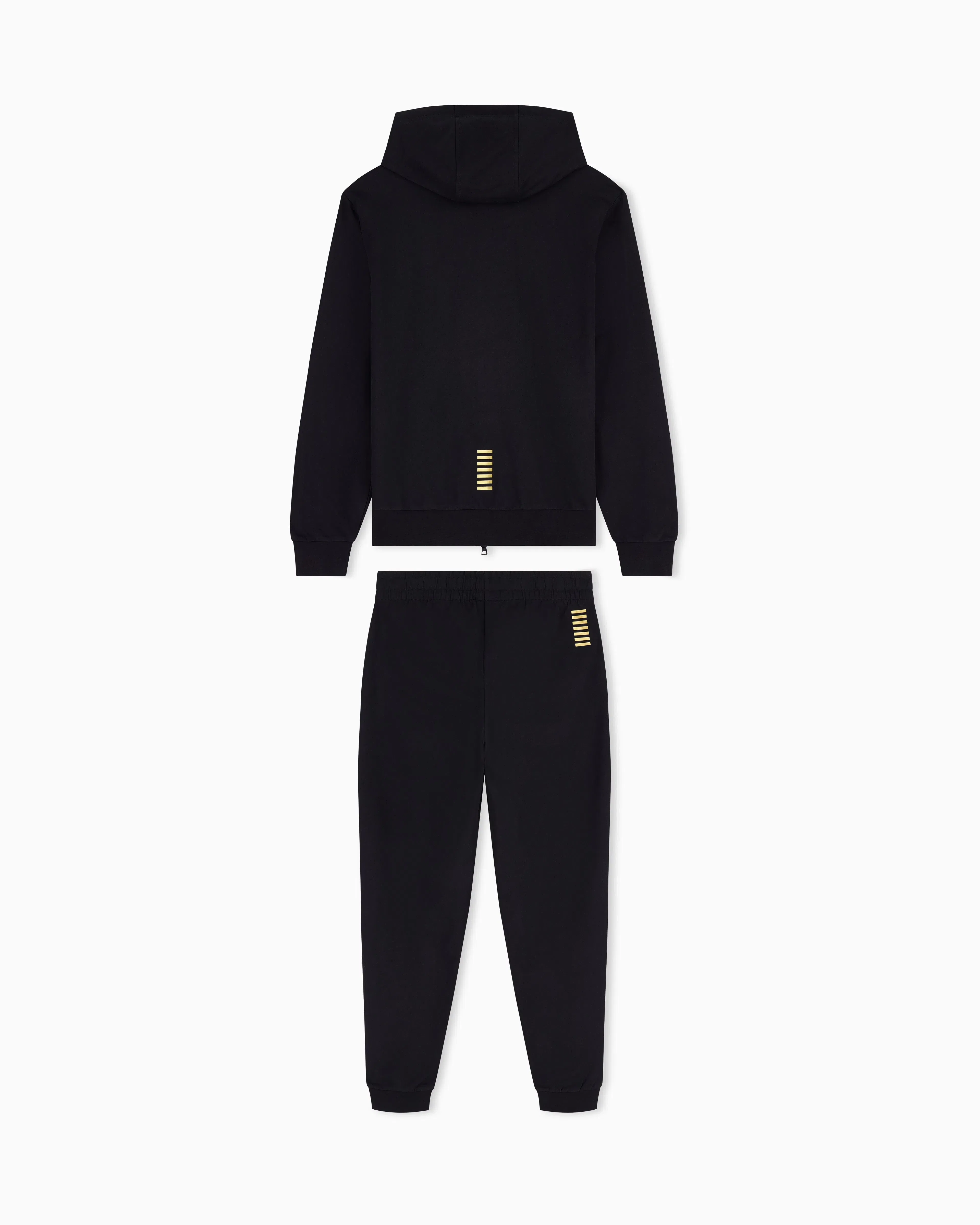 EA7 Cotton two-piece suit with a zip hoodie Core Identity