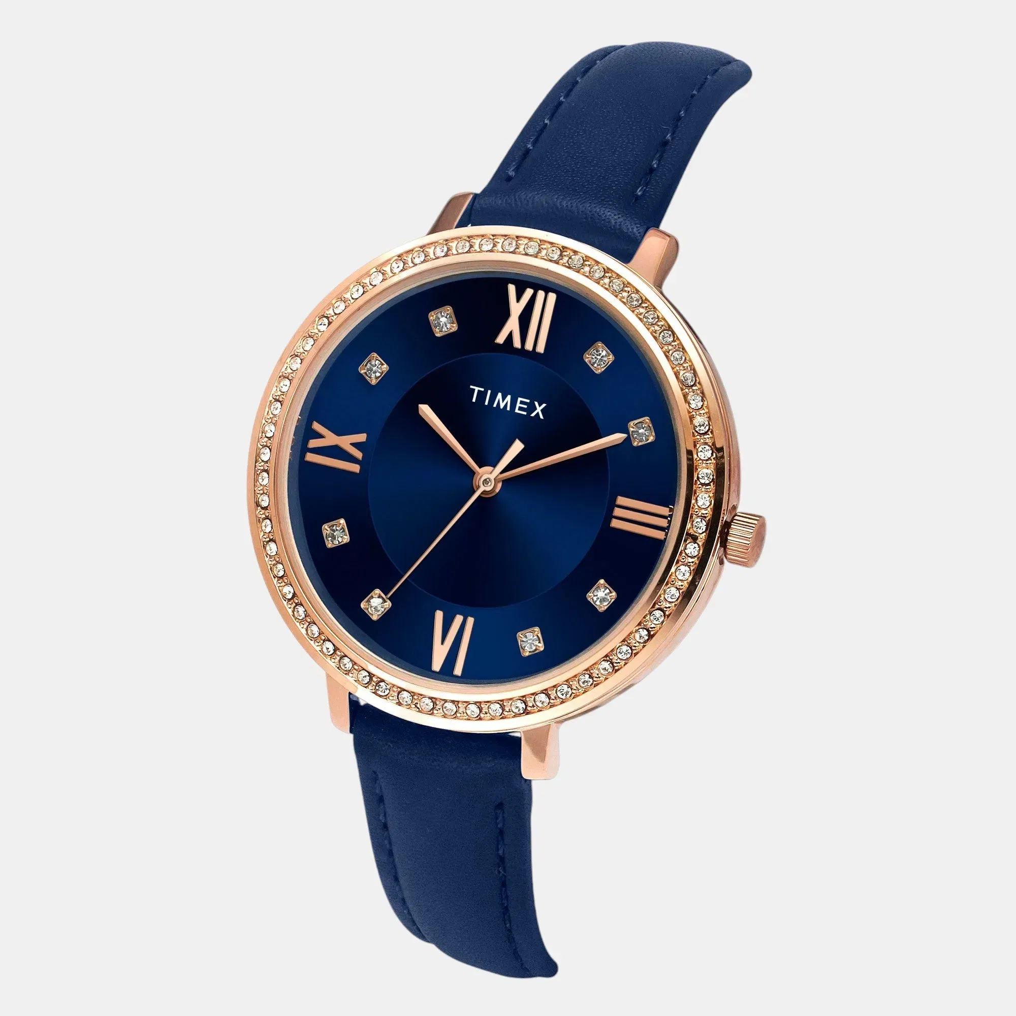 Timex Trendline Women Quartz Dial Analog Leather Watch Twel14712