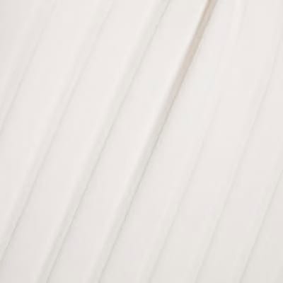 White Sleeveless Wide Ribbed Tank Top