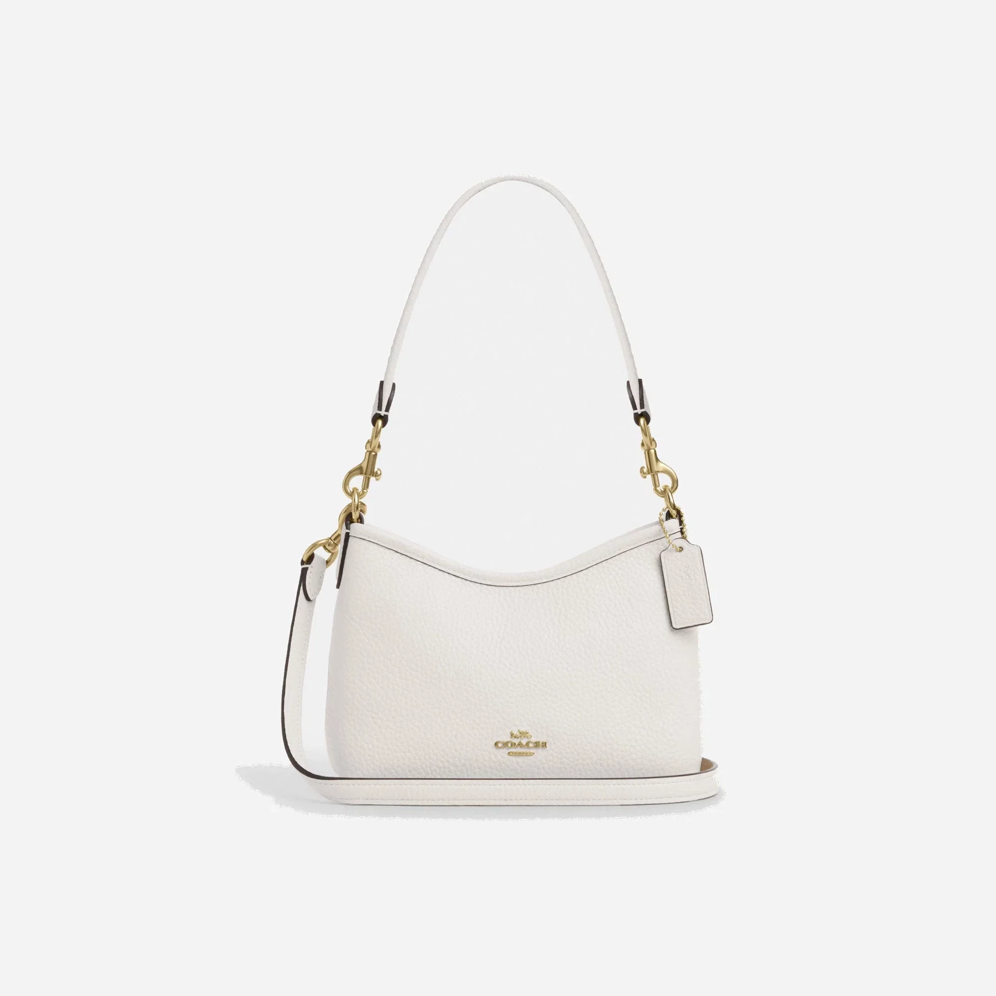 Coach Laurel Small Shoulder Bag Gold Chalk