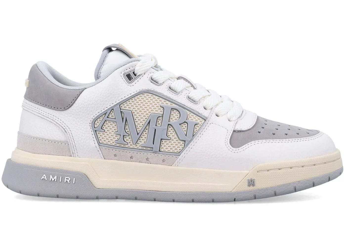 Amiri Classic Low White Grey Toe