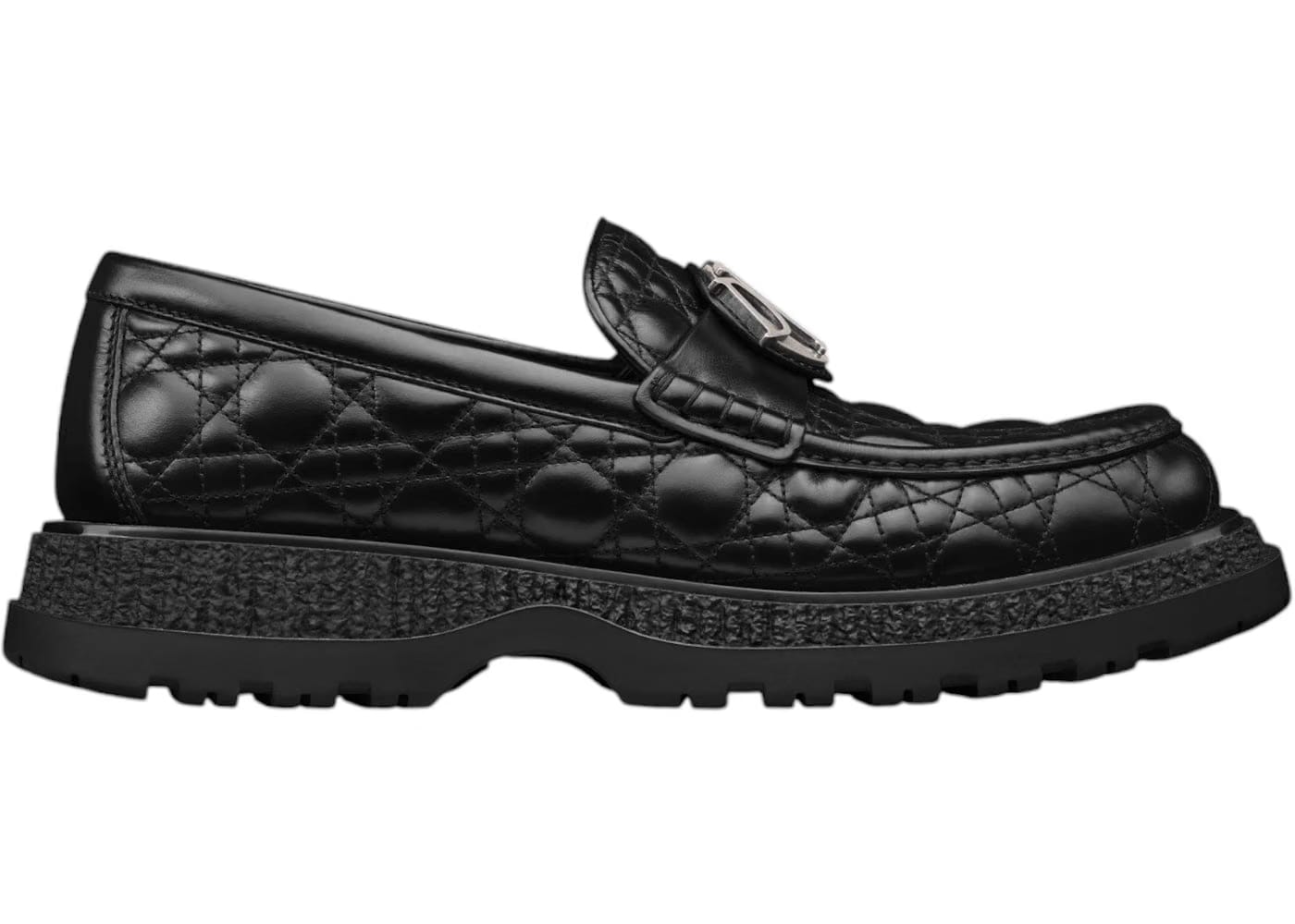 Dior Buffalo Loafer Cannage Leather Black