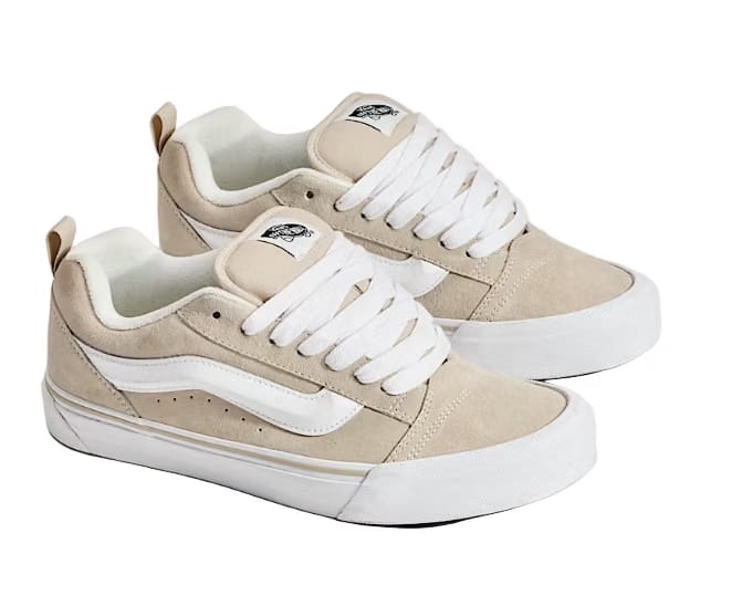 Vans Knu Skool Suede Shoe Neutral Beige
