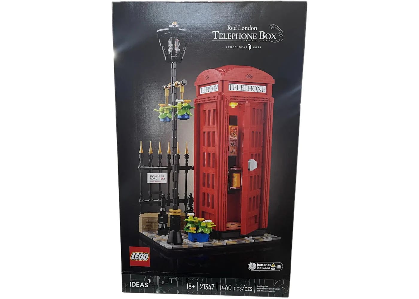 Lego Ideas Red London Telephone Box Set 21347