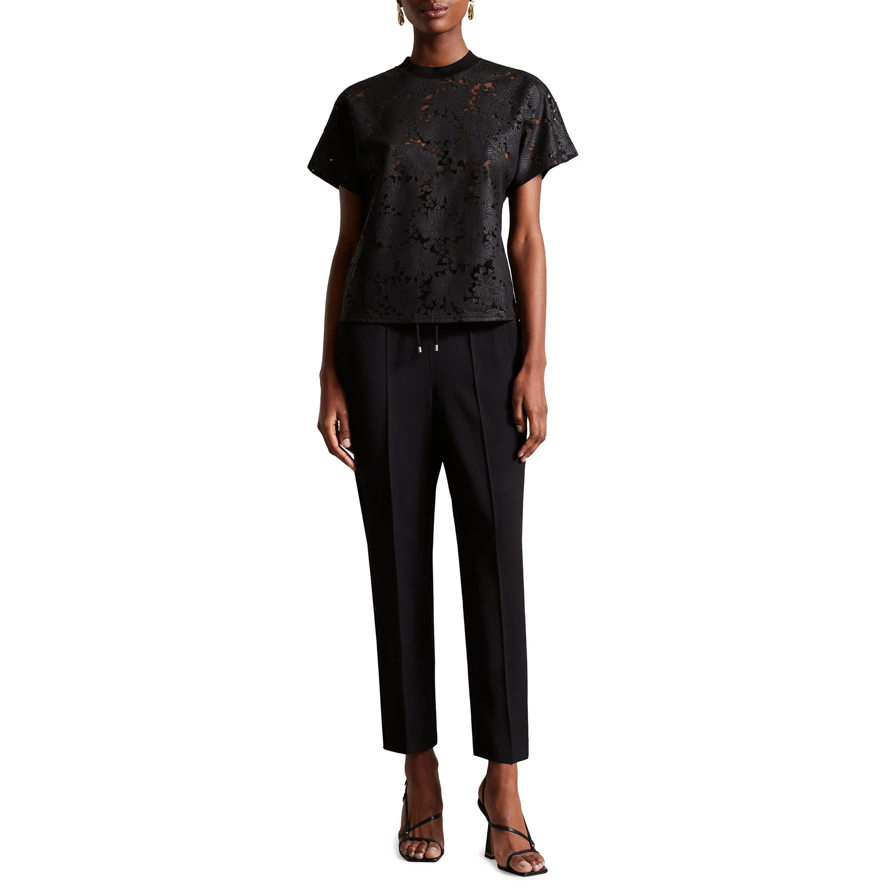 Maralo Floral Lace Relaxed T-Shirt