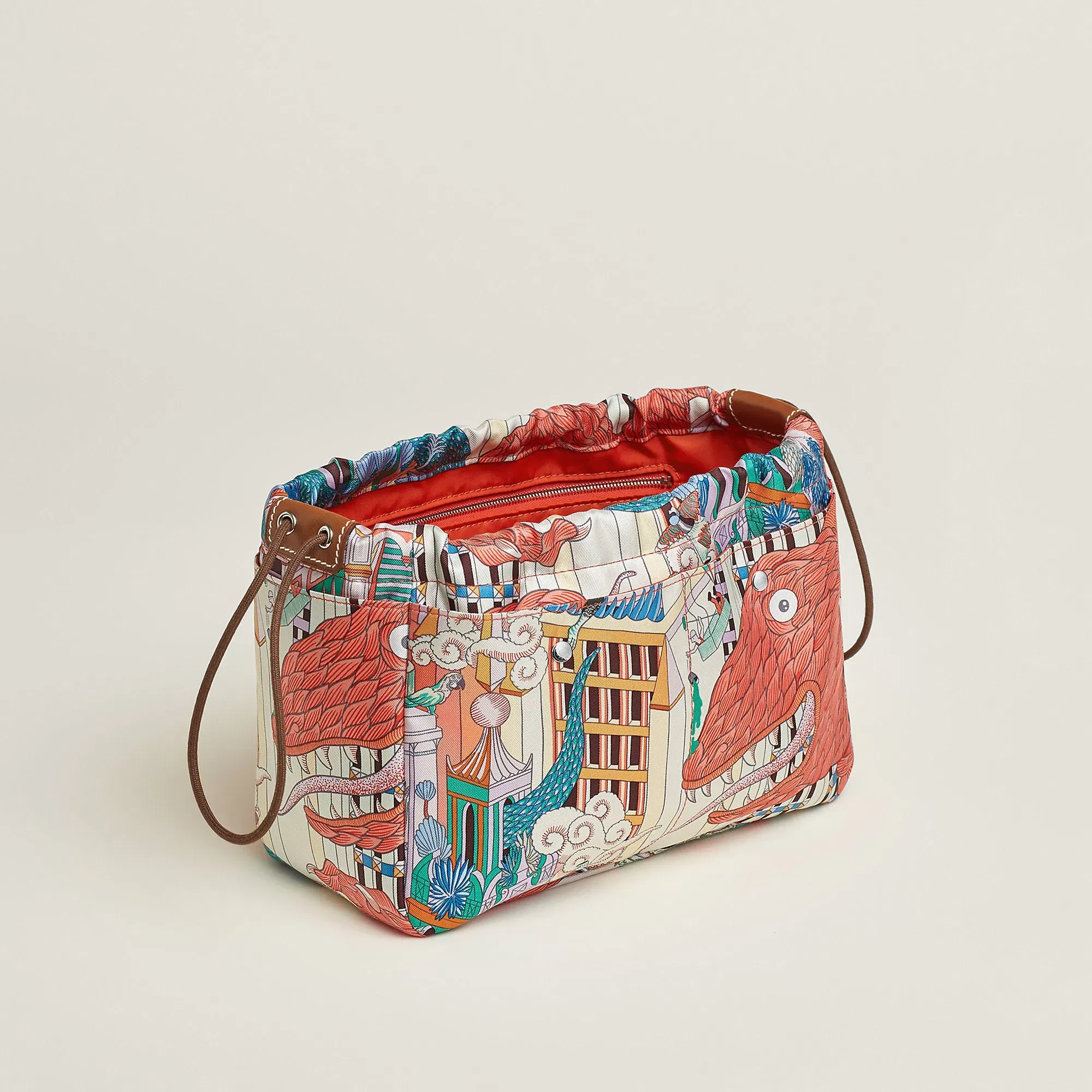 Hermes Fourbi 25 Pouch Mauve Ple