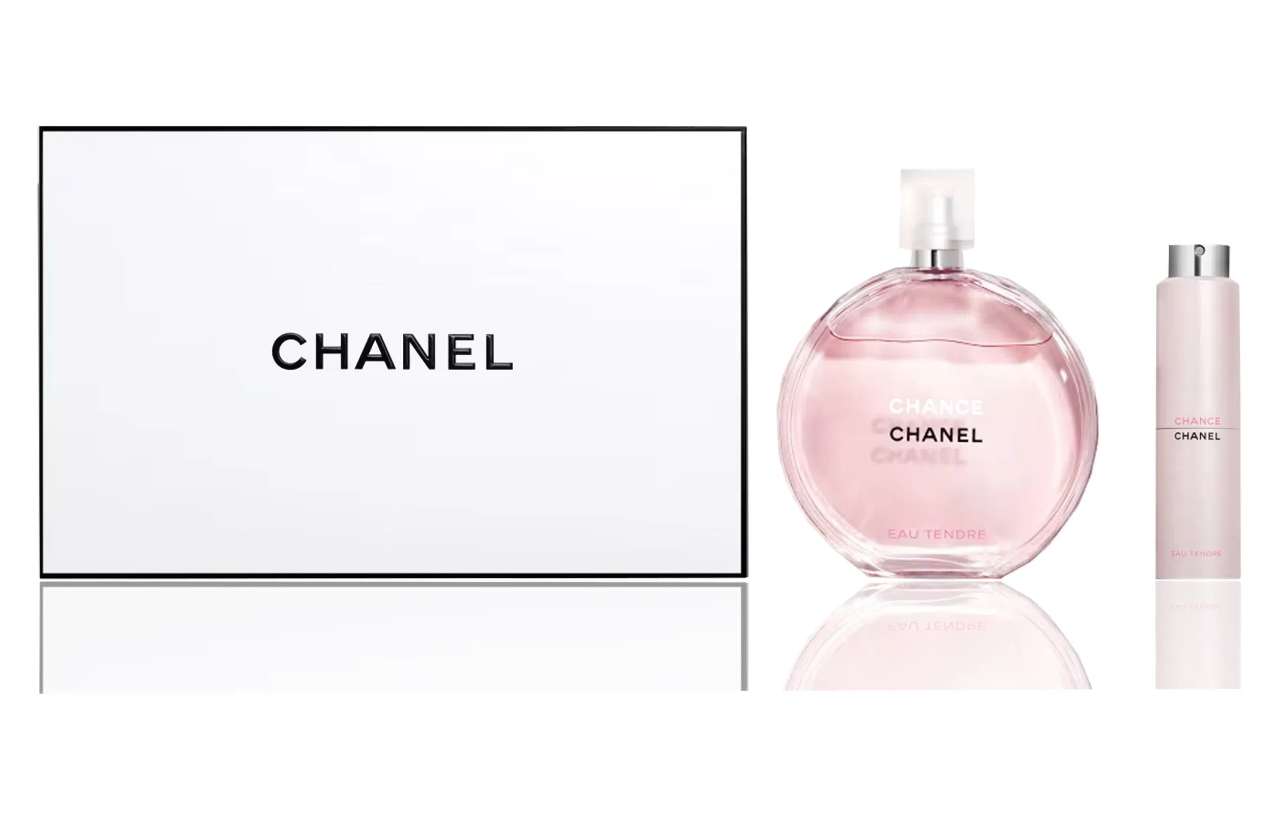 Chanel 2024 Christmas Limited Edition Pink Encounter Box Perfume Sets Eau De Toilette Jasmine Hyacinth 50Ml 20Ml 629511571