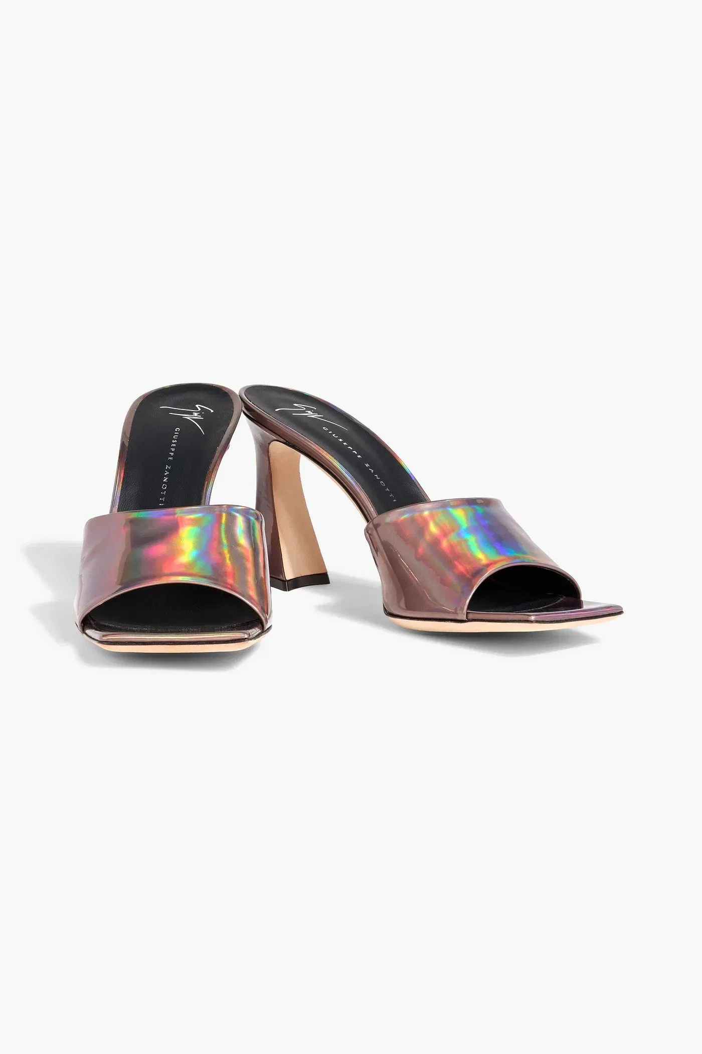 Giuseppe Zanotti Solhene 85 Iridescent Mules Multicolor Women's
