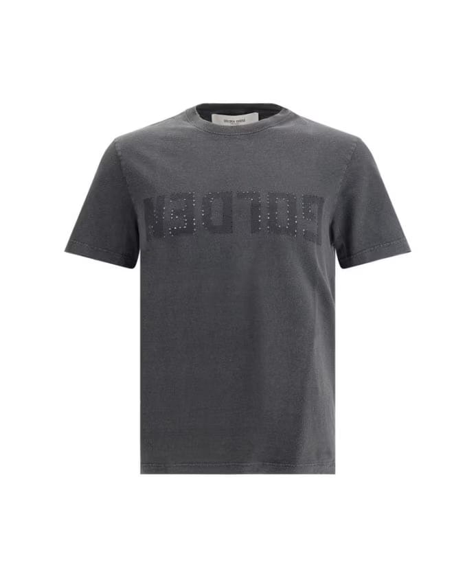 Golden Goose Logoed T-Shirt with Vintage Touch