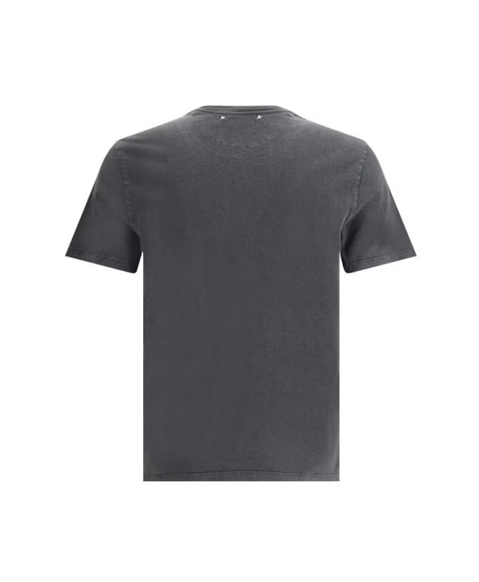 Golden Goose Logoed T-Shirt with Vintage Touch