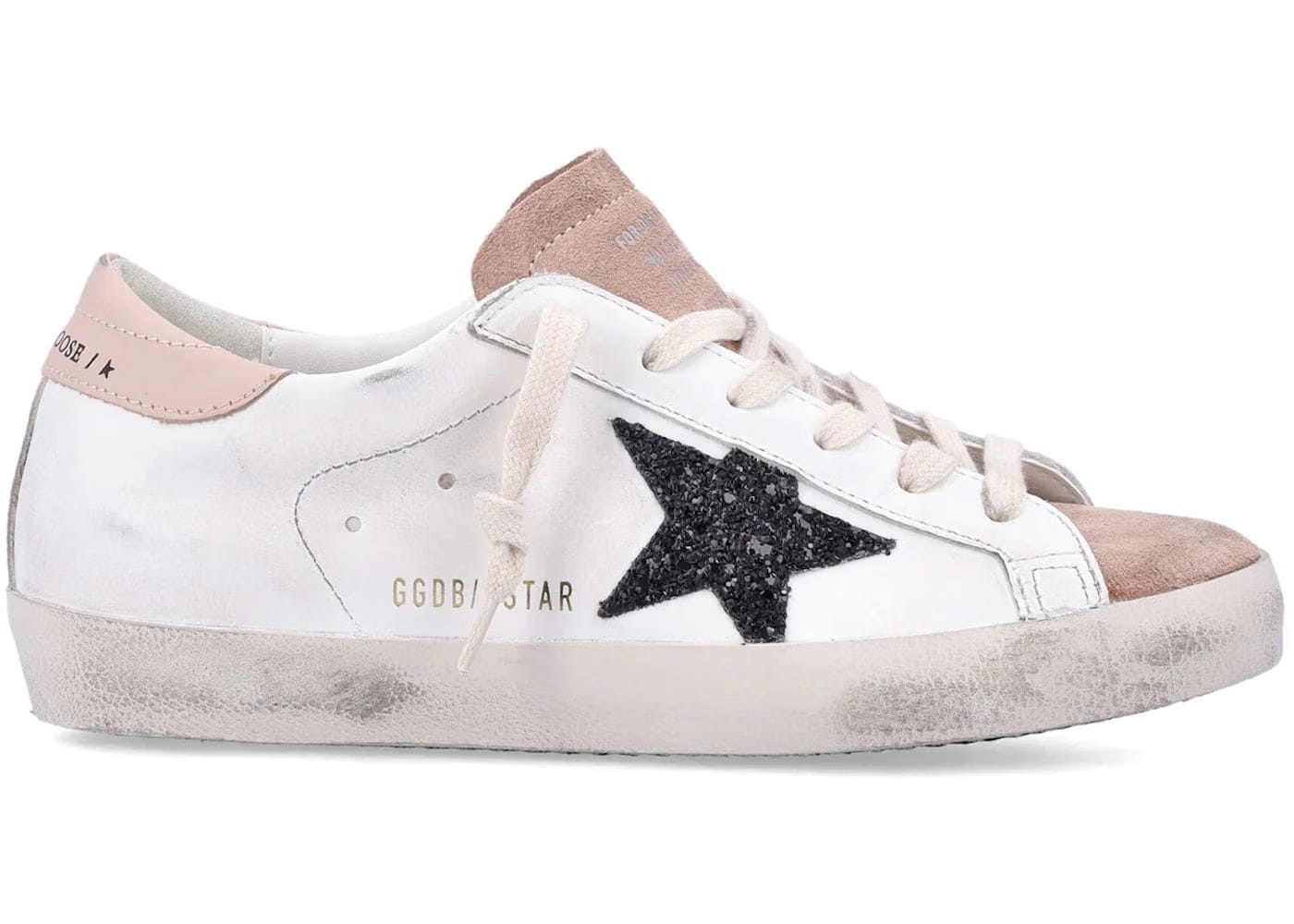 Golden Goose Superstar Milk Pink Dark Blue Womens