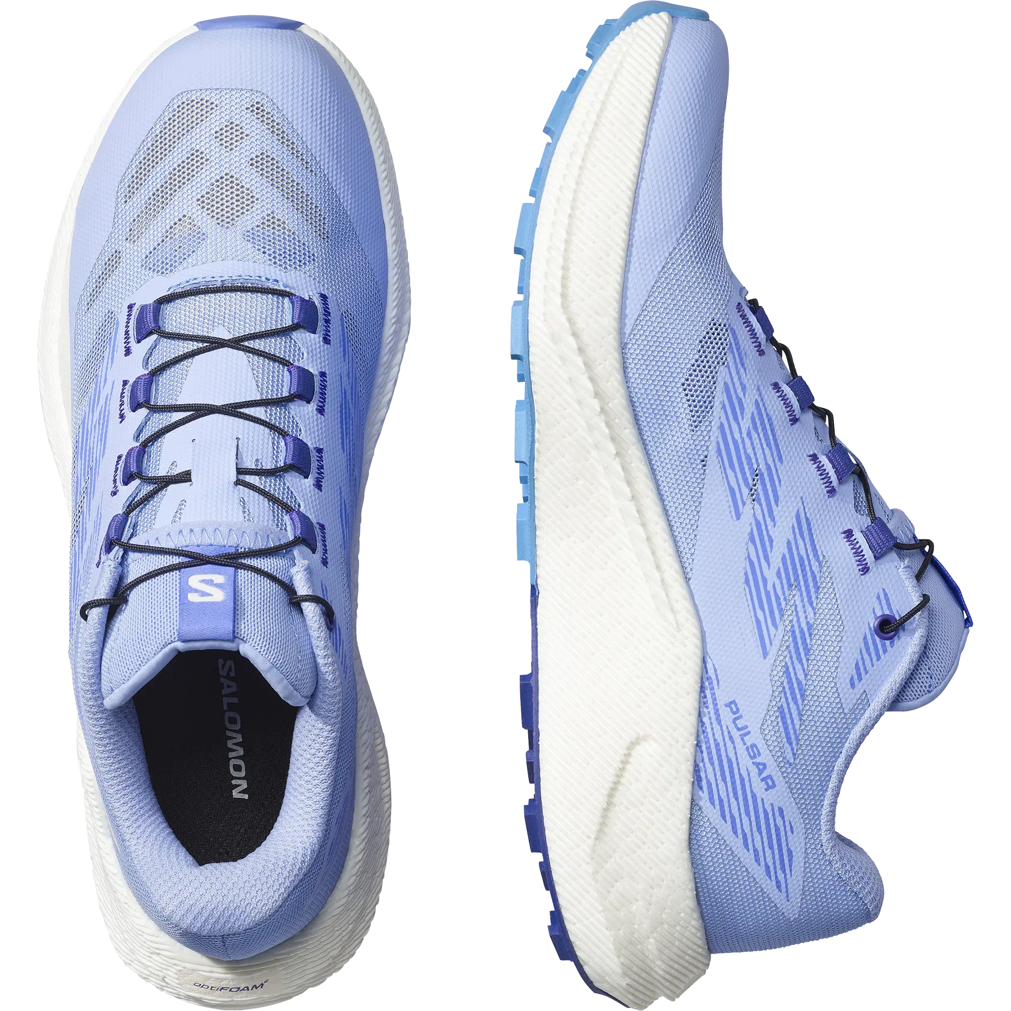 Salomon Pulsar Trail Running Shoes Womens Brunnera Blue