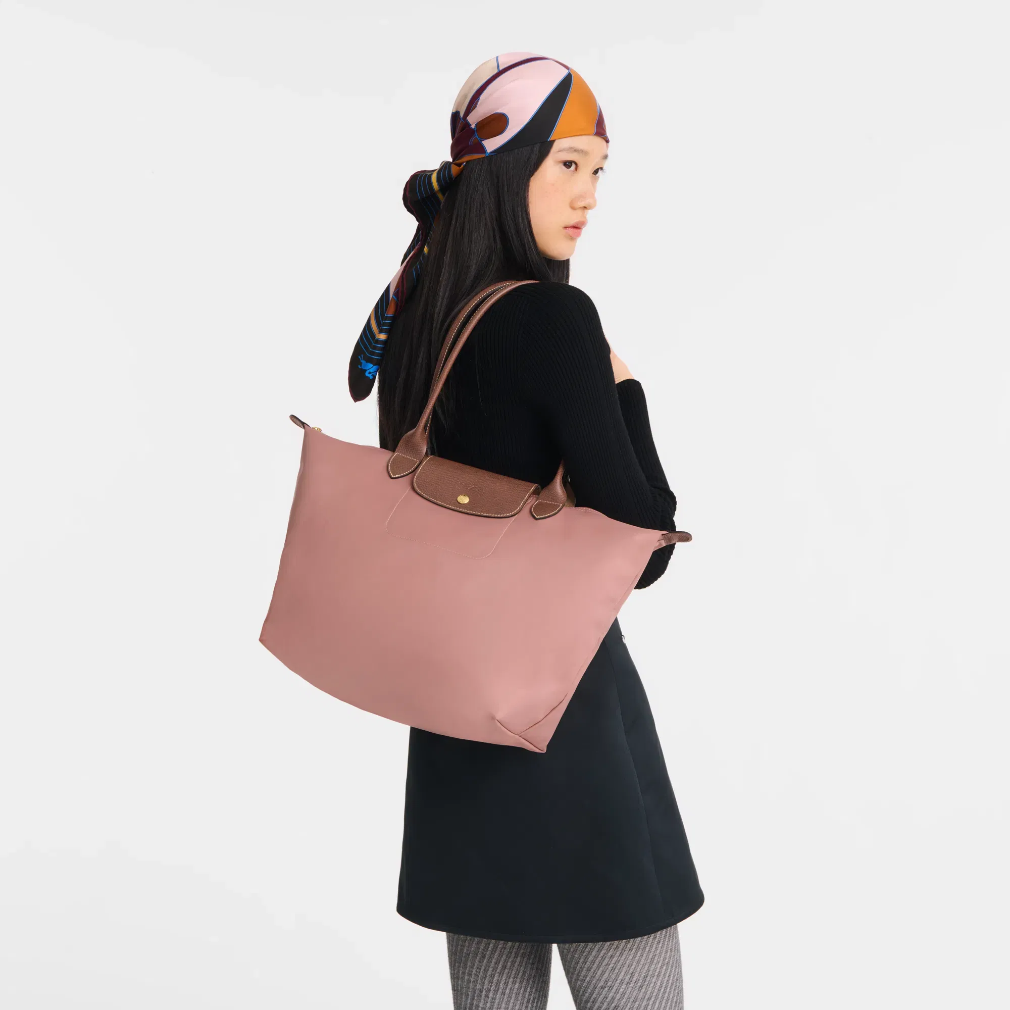 Longchamp Le Pliage L Shoulder Bag Indianpink