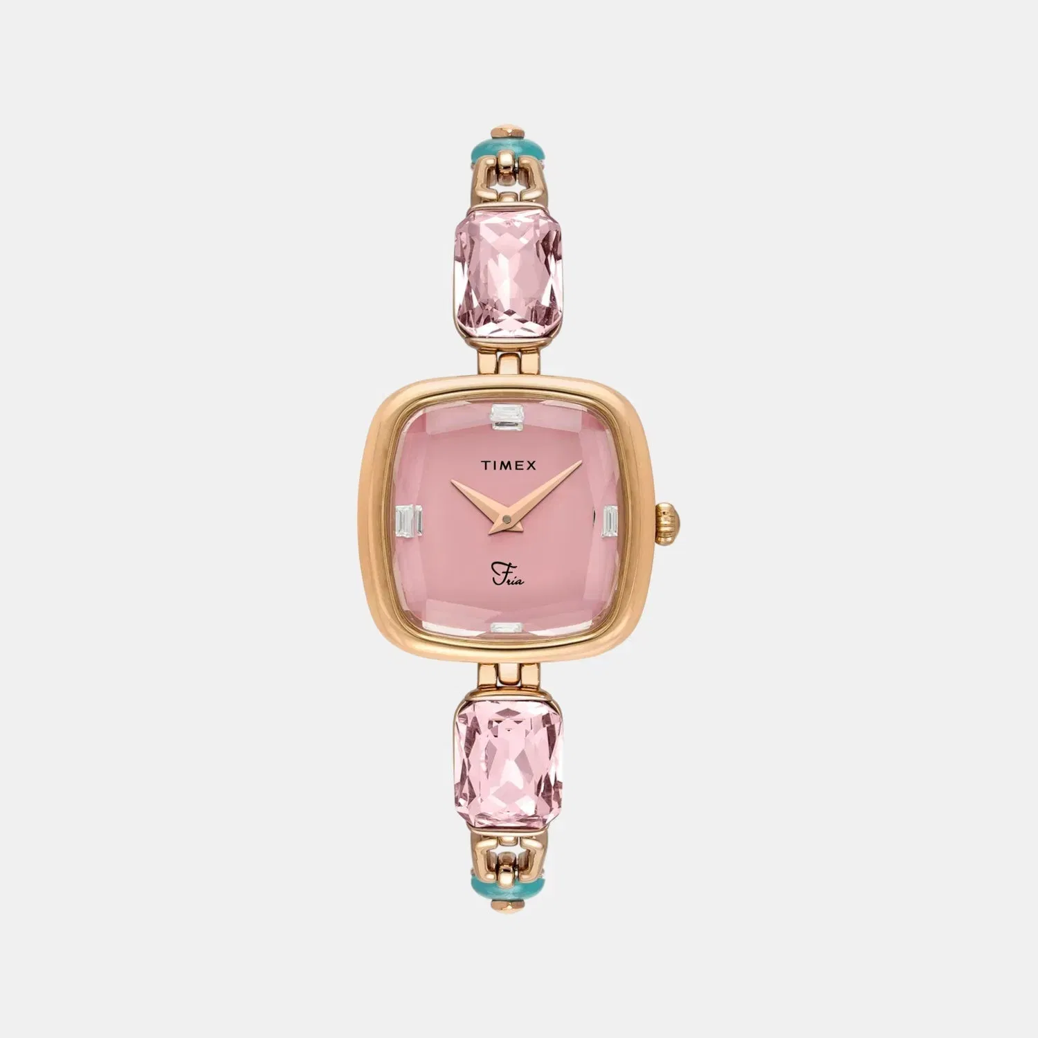 Timex Fria Women Quartz Dial Analog Brass Watch Twel21203
