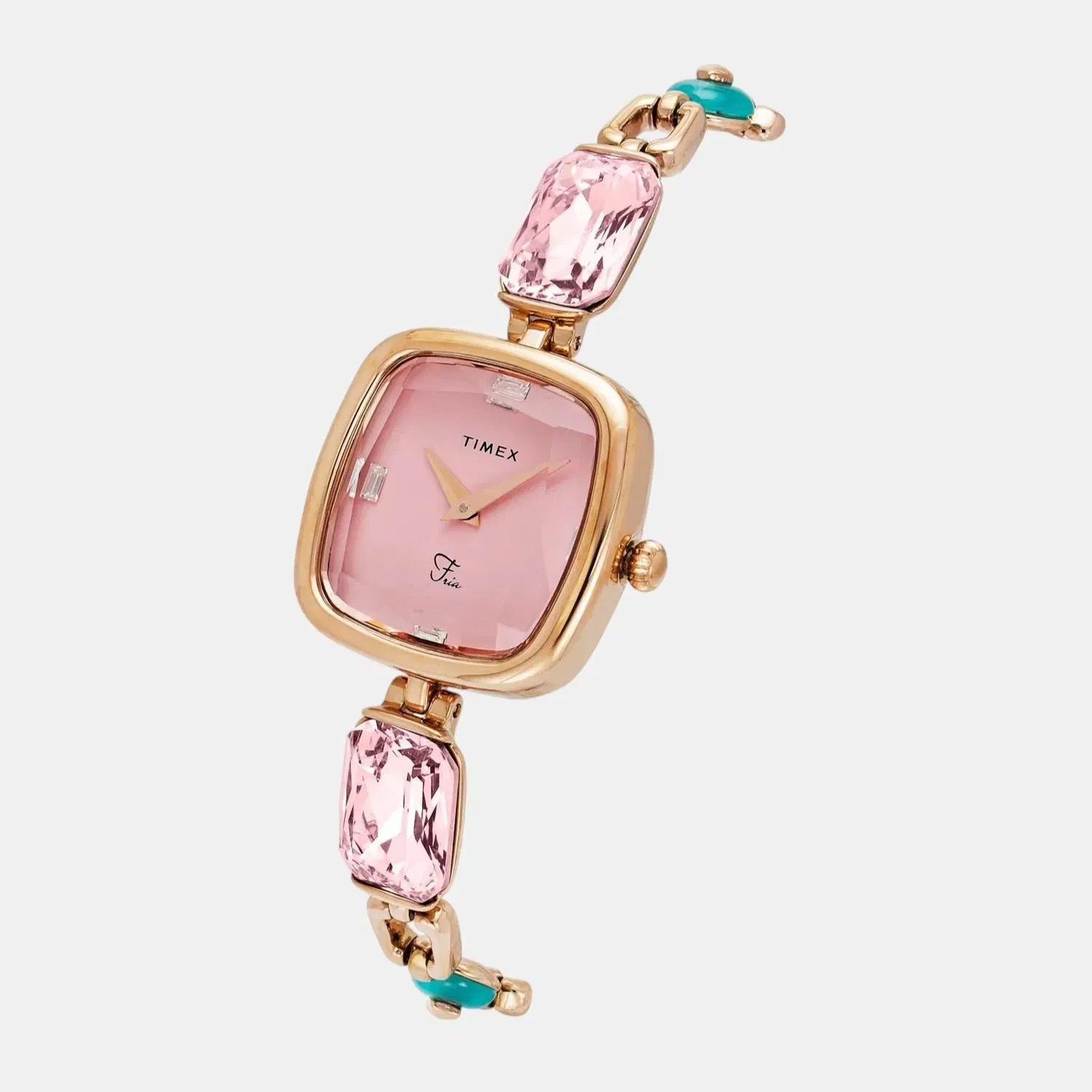 Timex Fria Women Quartz Dial Analog Brass Watch Twel21203