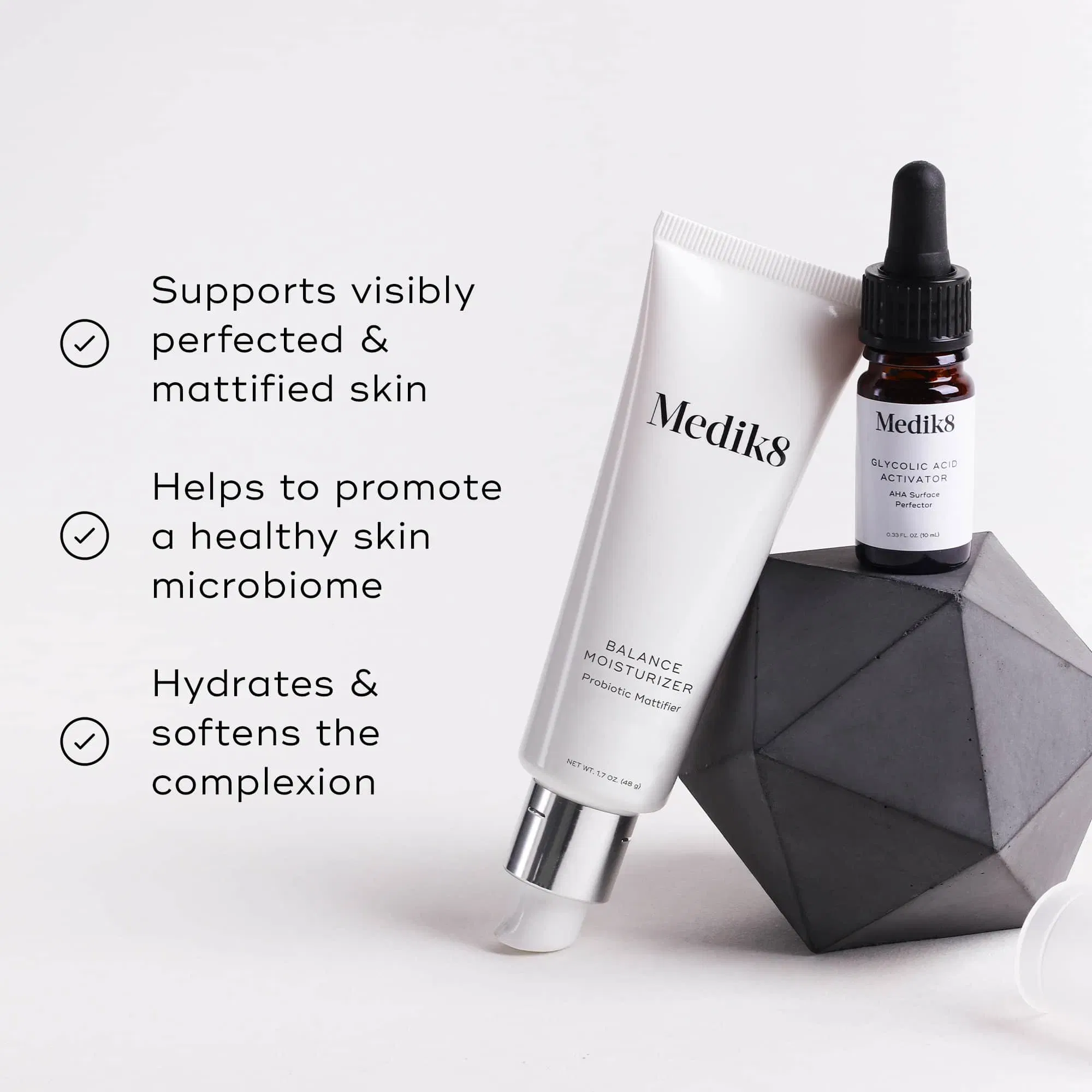 Medik8 Balance Moisturizer & Glycolic Acid Activator