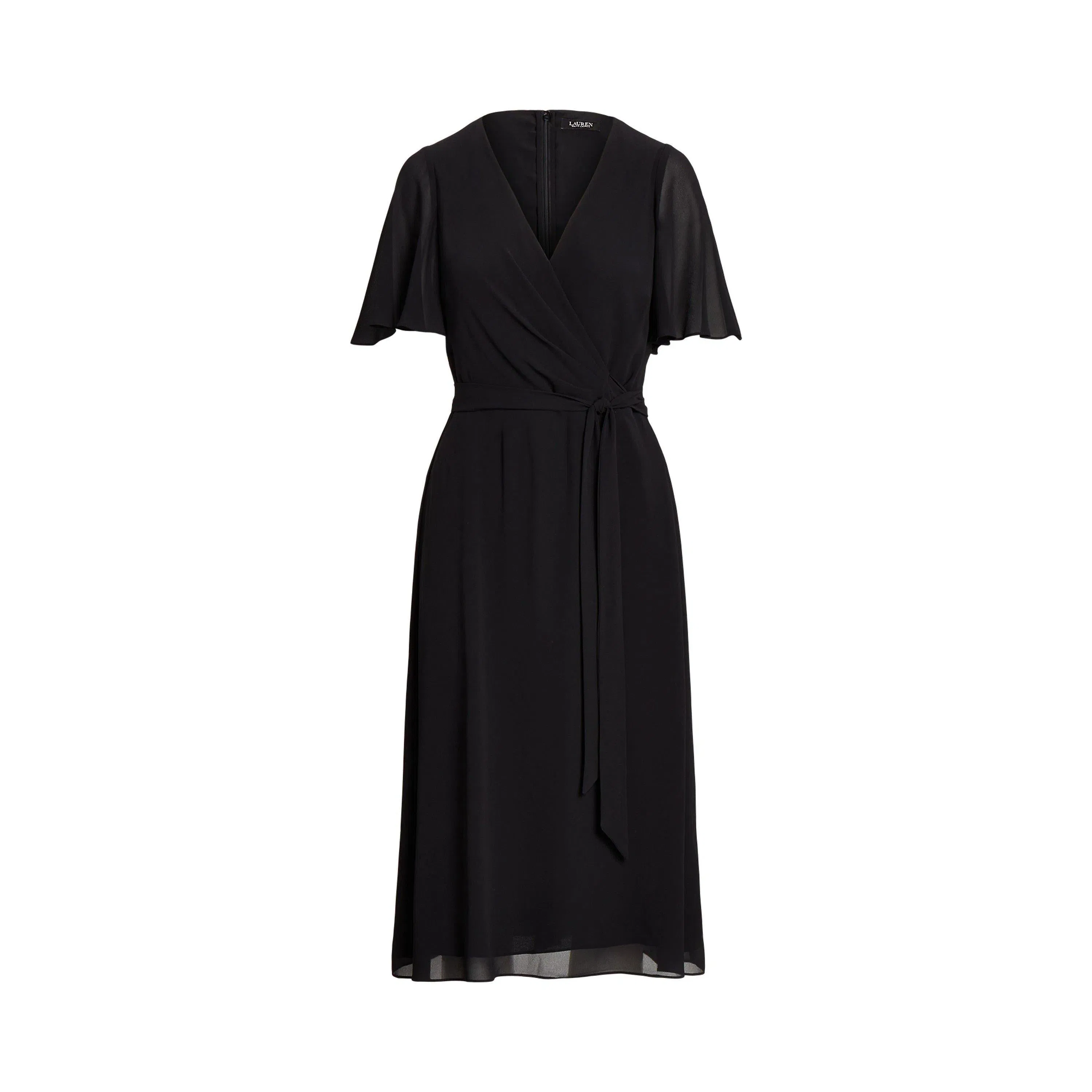 Belted Georgette dress