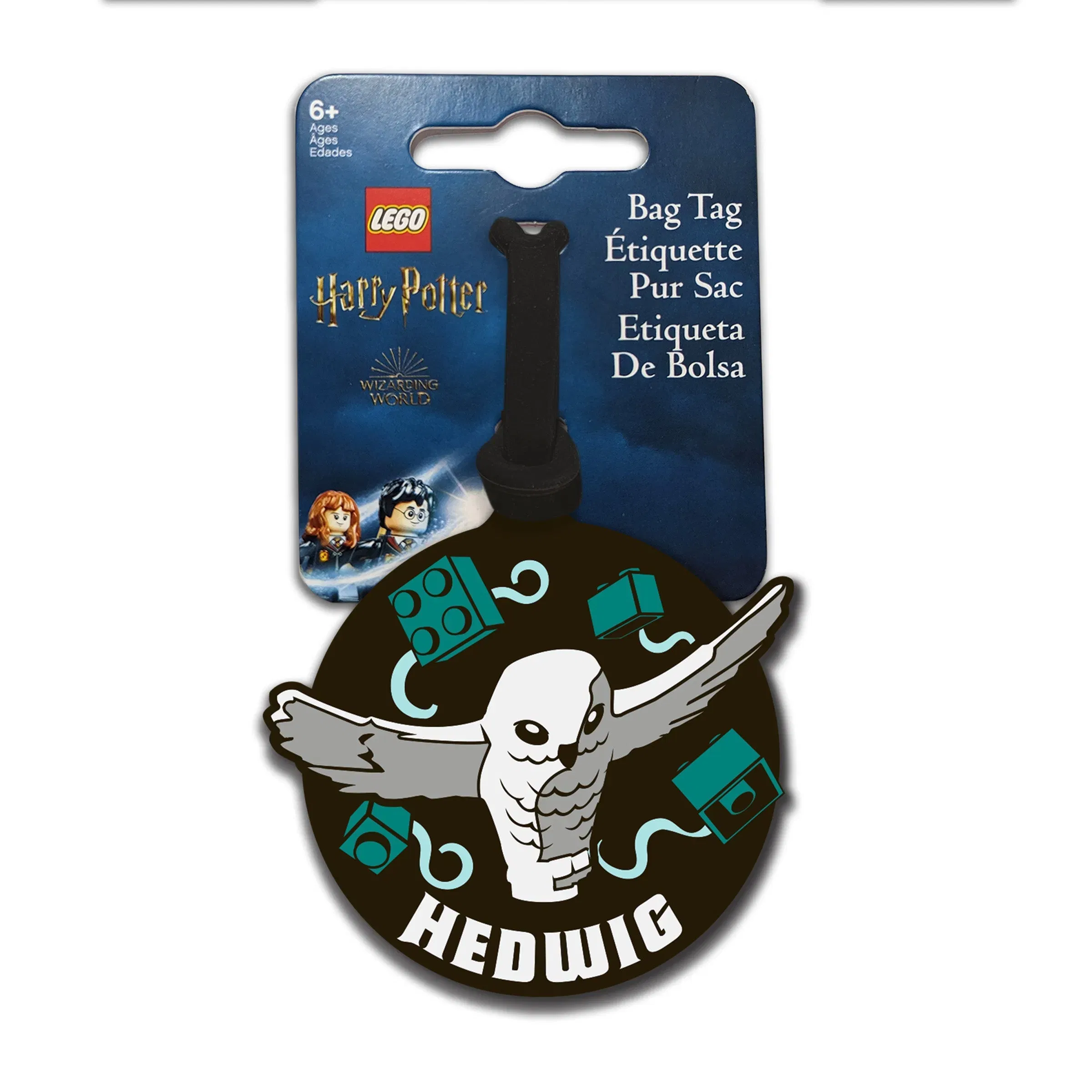 Lego Hedwig Bag Tag