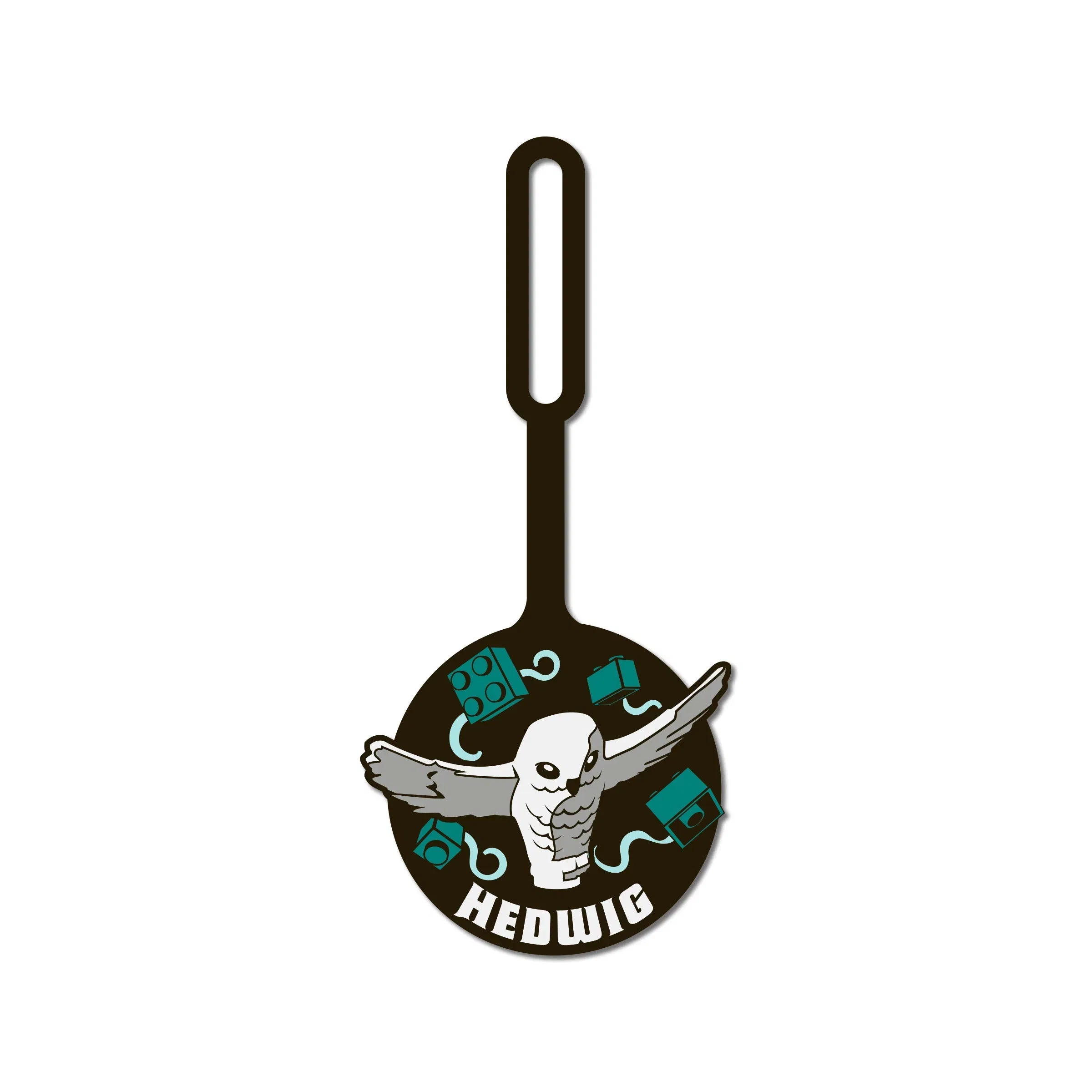 Lego Hedwig Bag Tag