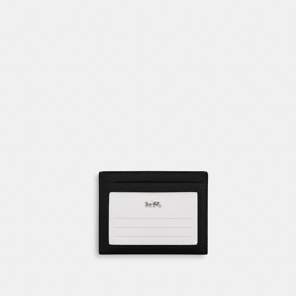 Coach Slim Id Card Case Black