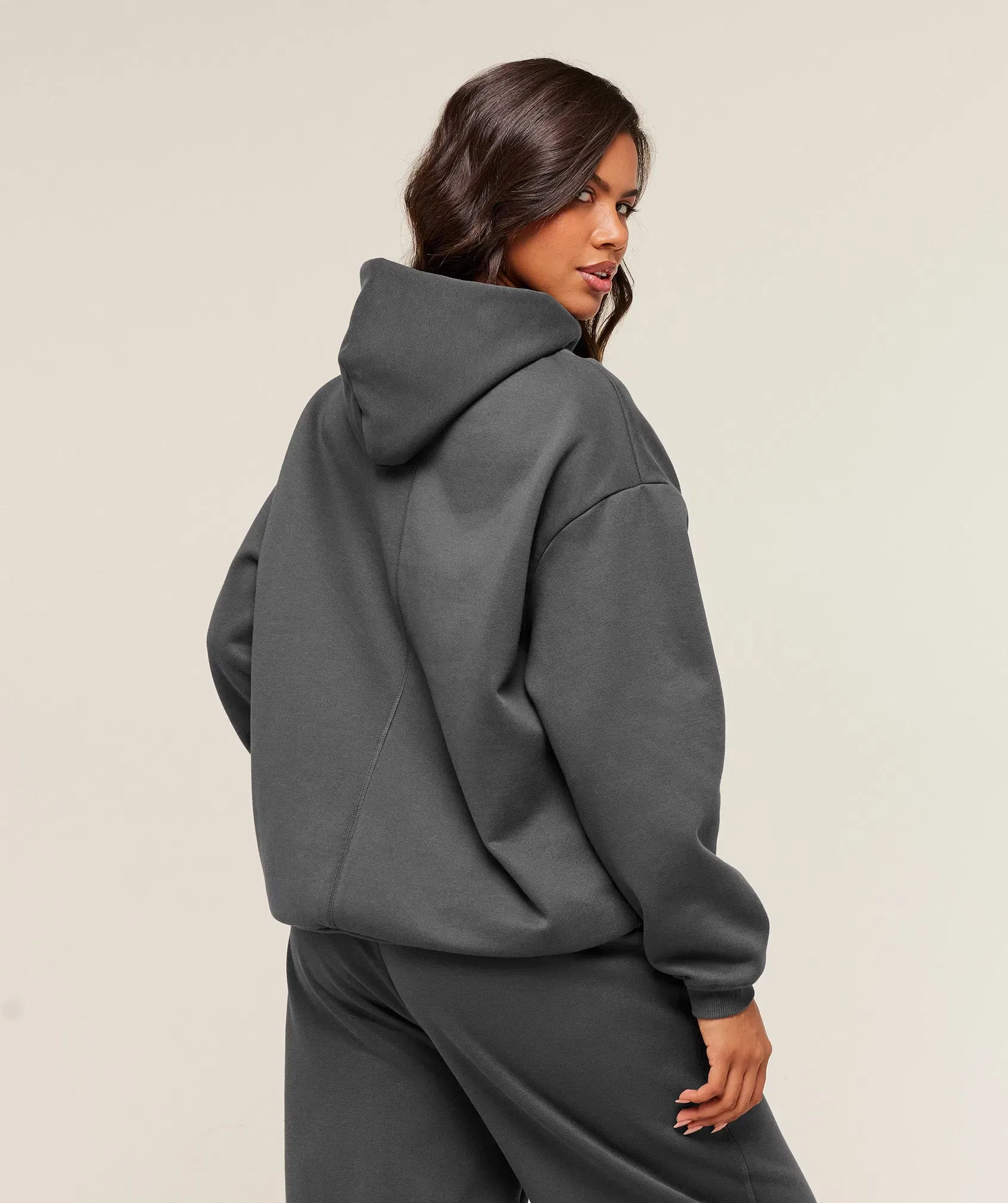 Women's Gymshark Cosy Luxe Hoodie Grey