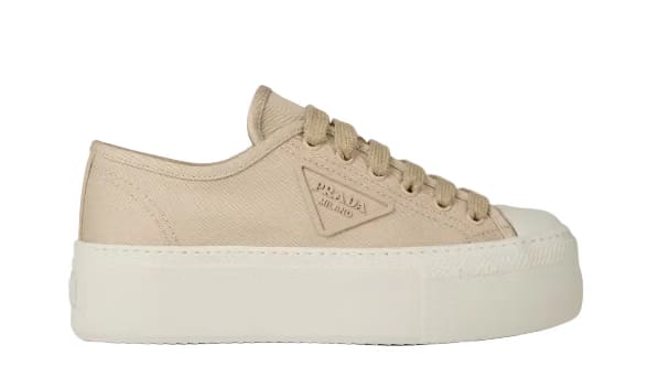 PRADA Platform Fabric Sneakers