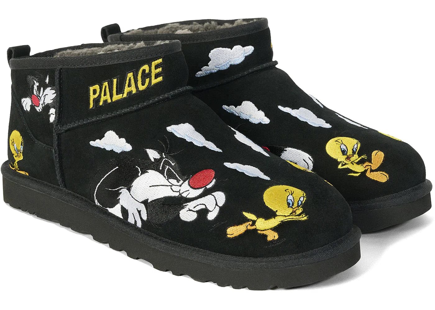 Ugg Classic Ultra Mini Boot Palace X Looney Tunes Black
