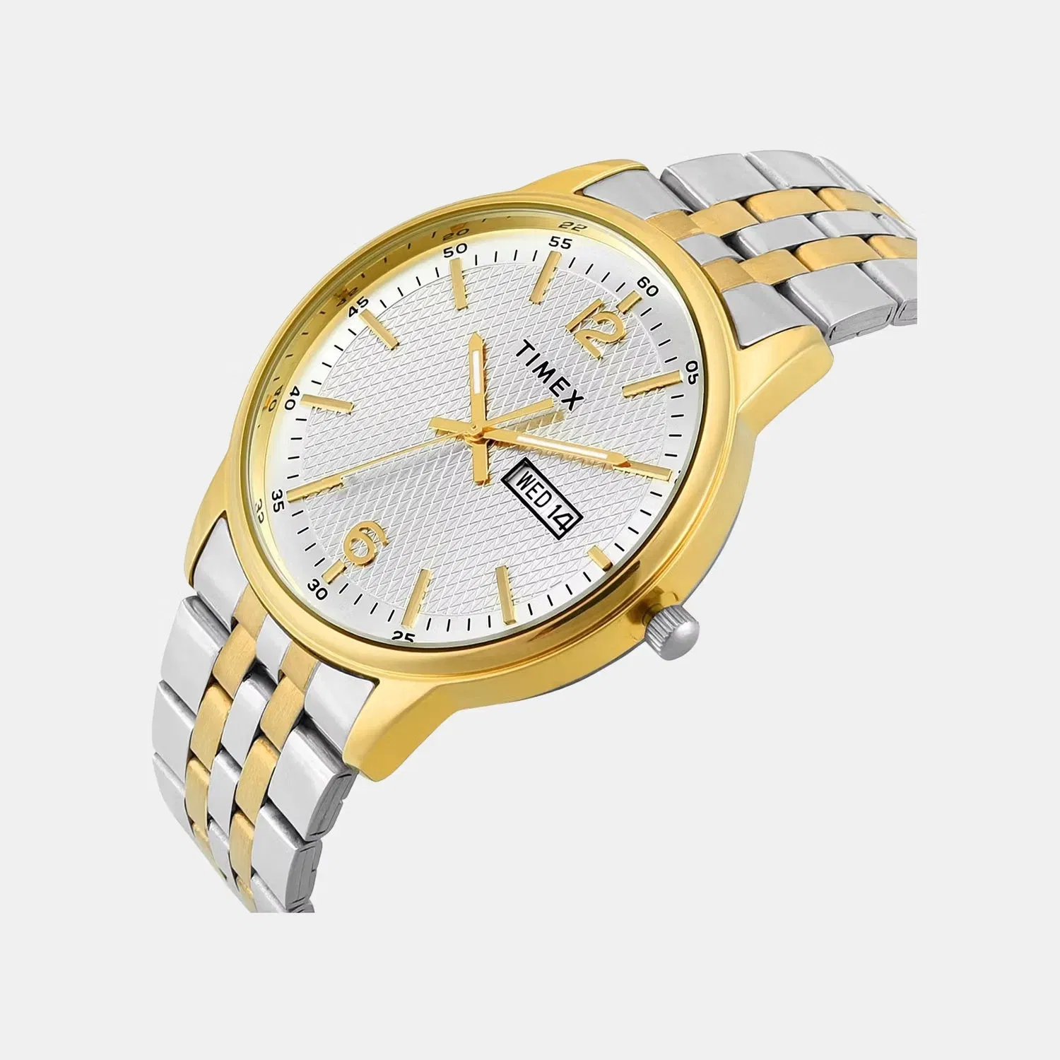 Timex Trendline Men Quartz Dial Analog Stainless Steel Watch Twtg12112
