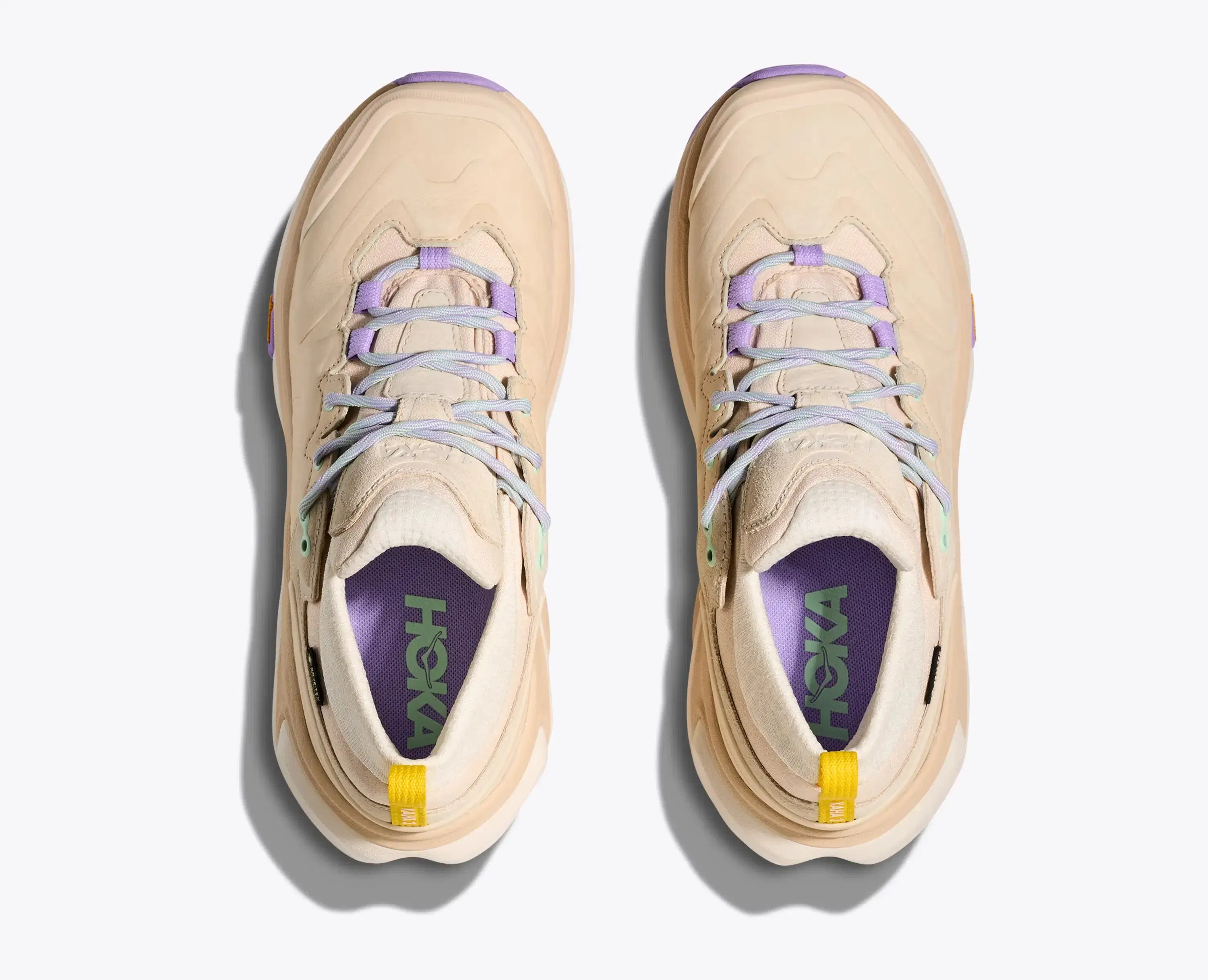 Hoka Women'S Kaha 3 Low Gtx Vanilla Mint Fluorite